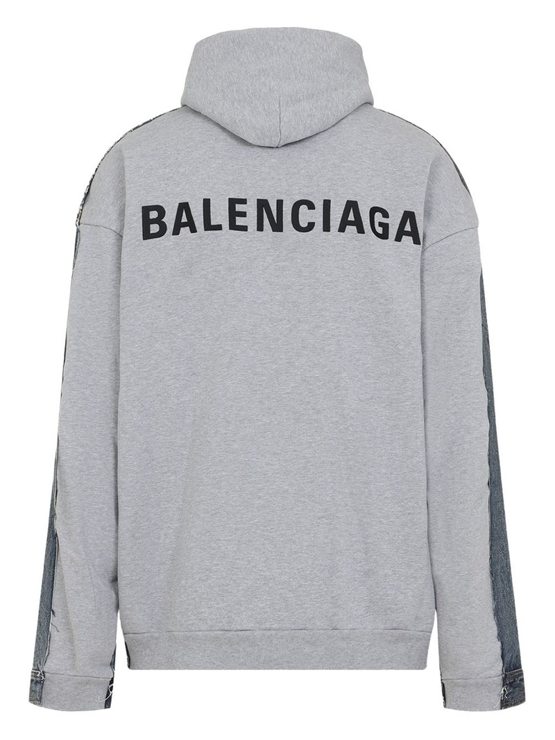 BALENCIAGA hooded denim jacket outlook