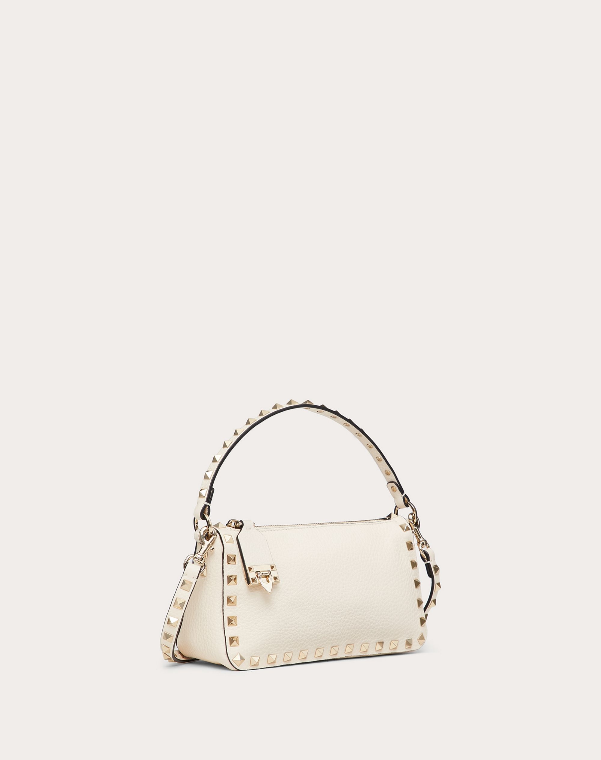 SMALL ROCKSTUD GRAINY CALFSKIN CROSSBODY BAG - 2