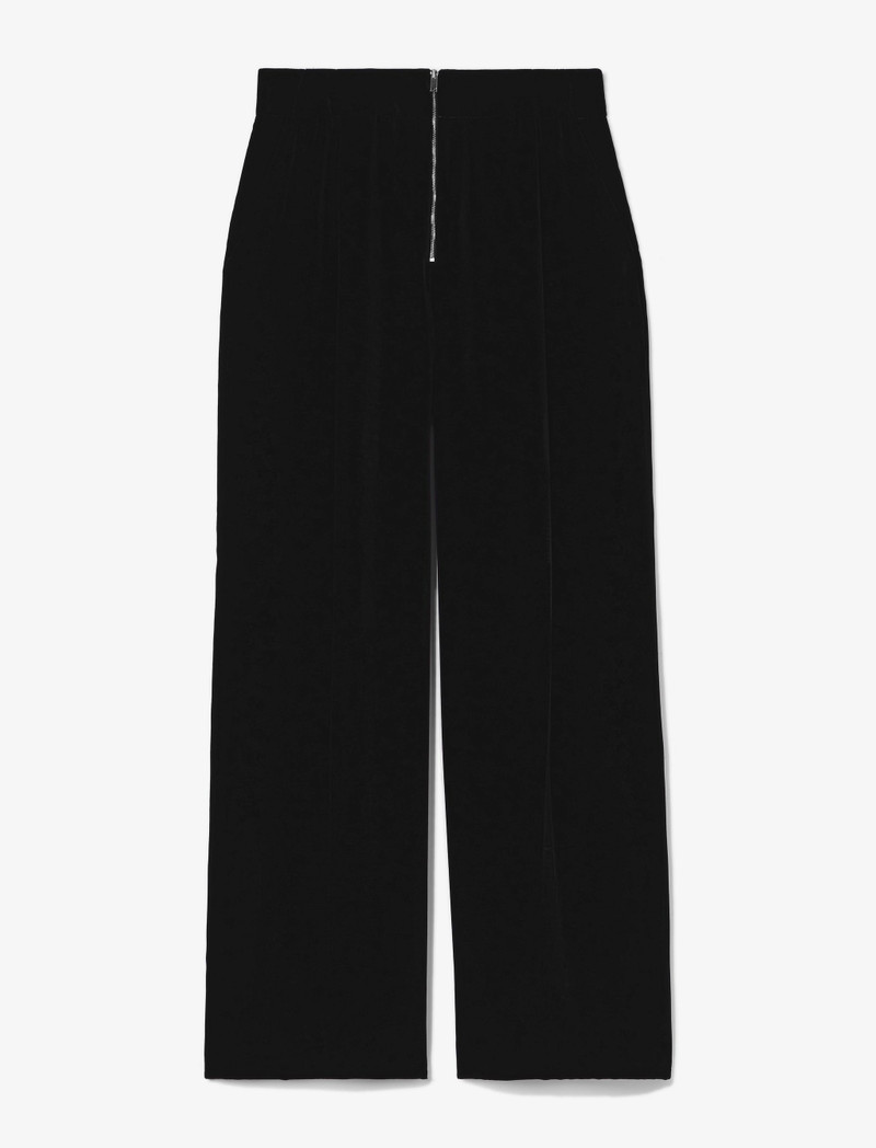 실크 비스코스 벨벳 Trouser - 1