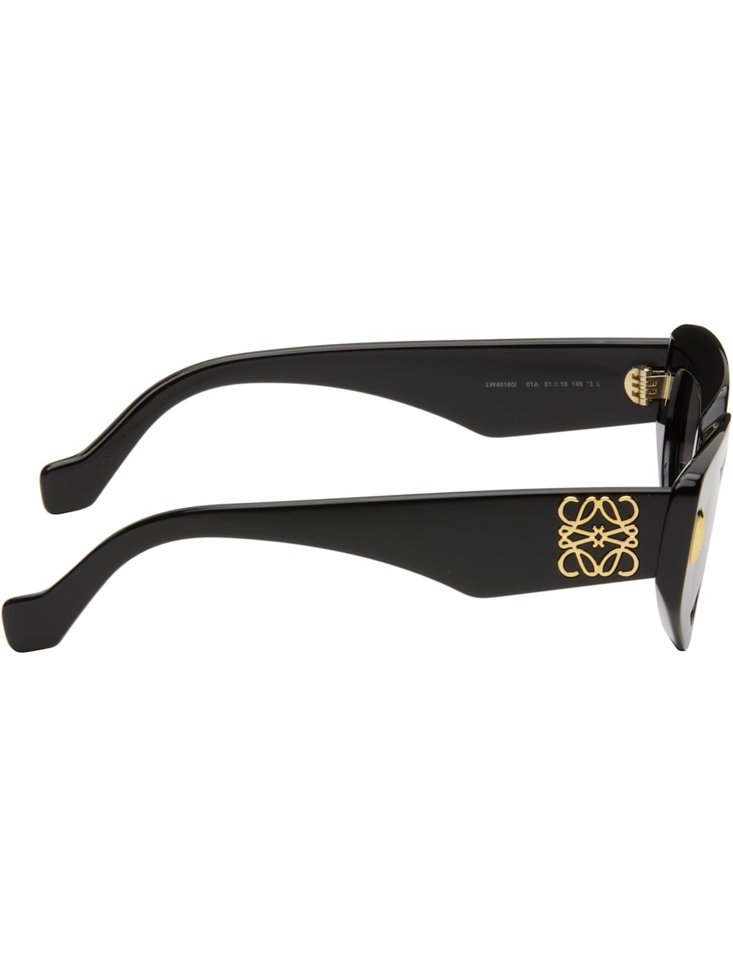 Black Small Butterfly Screen Sunglasses - 2