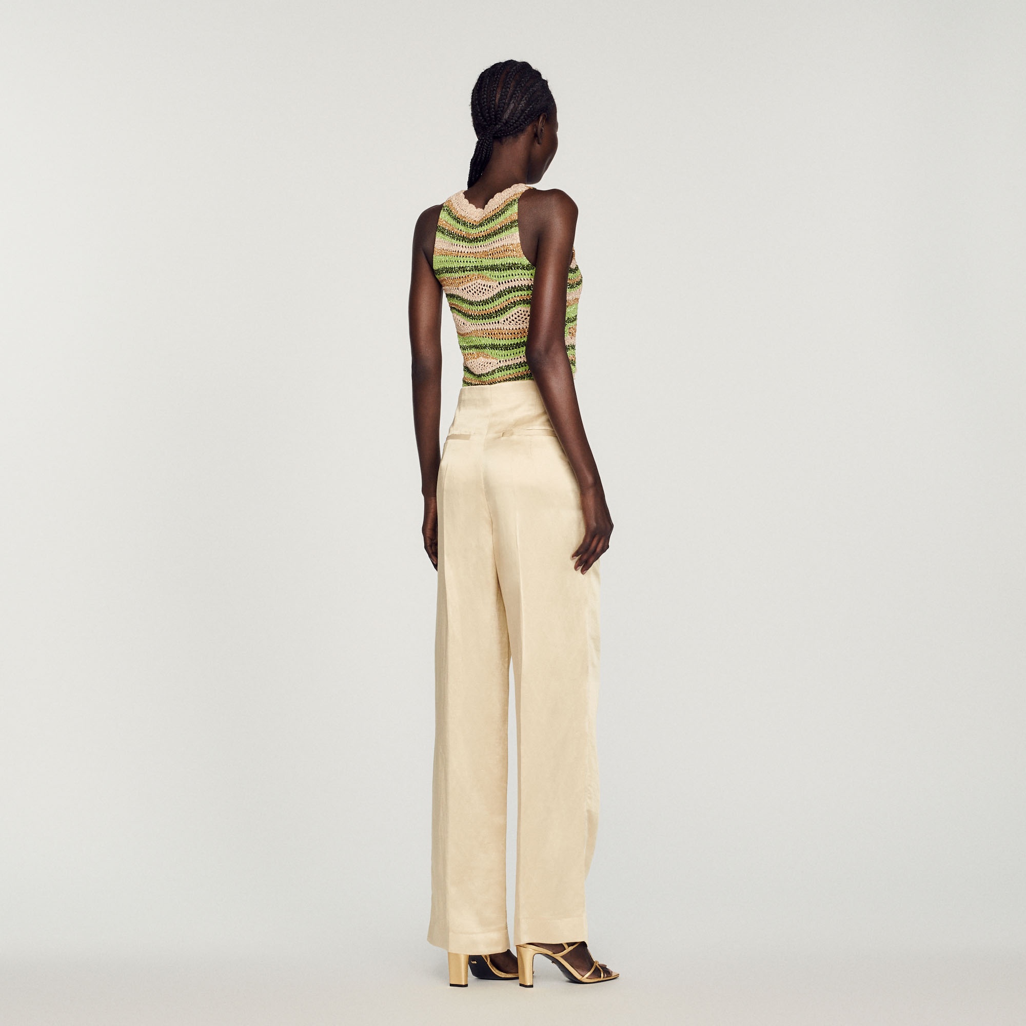 High-waisted pants - 6