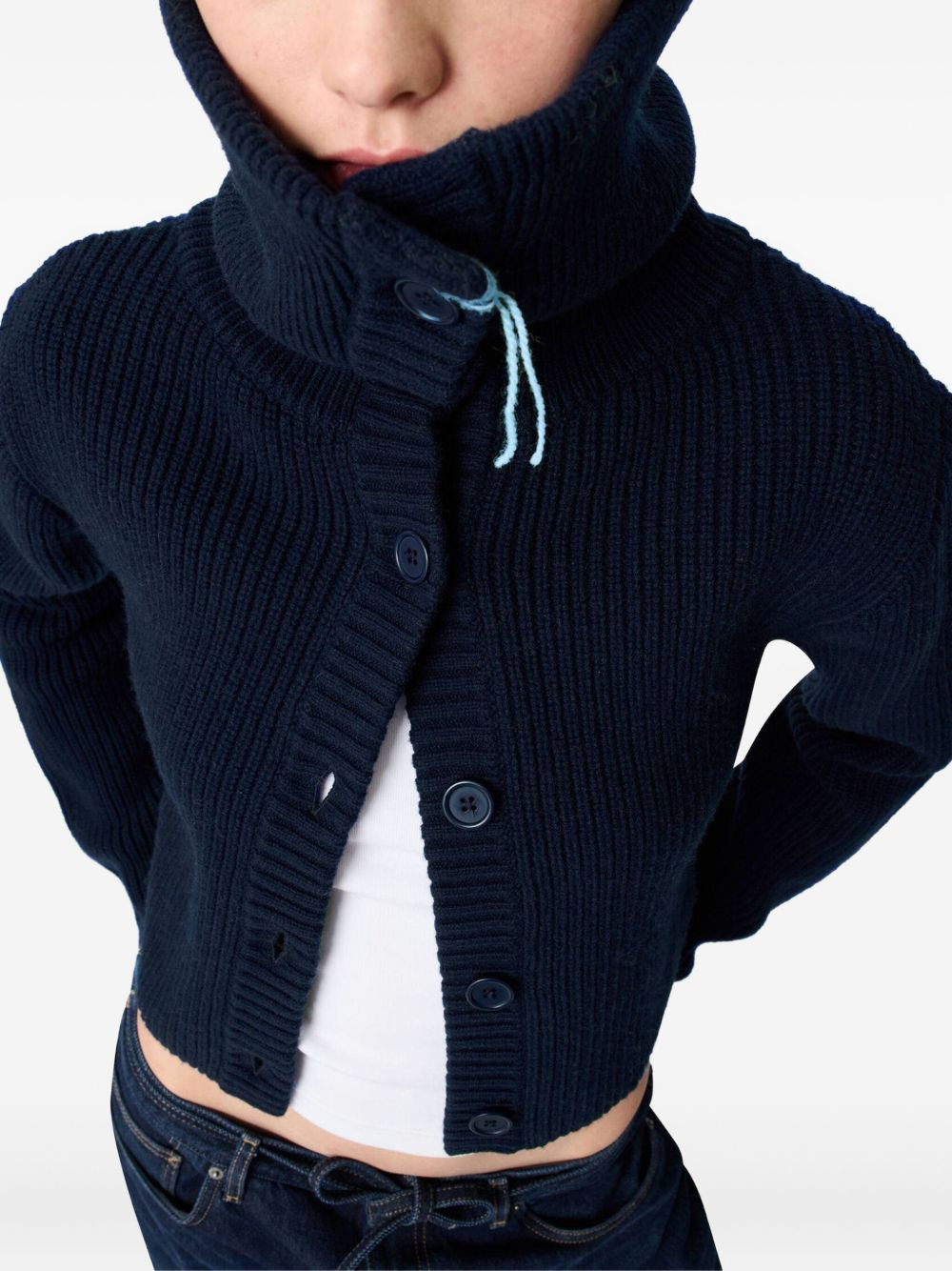 Celine ribbed cardigan - 5