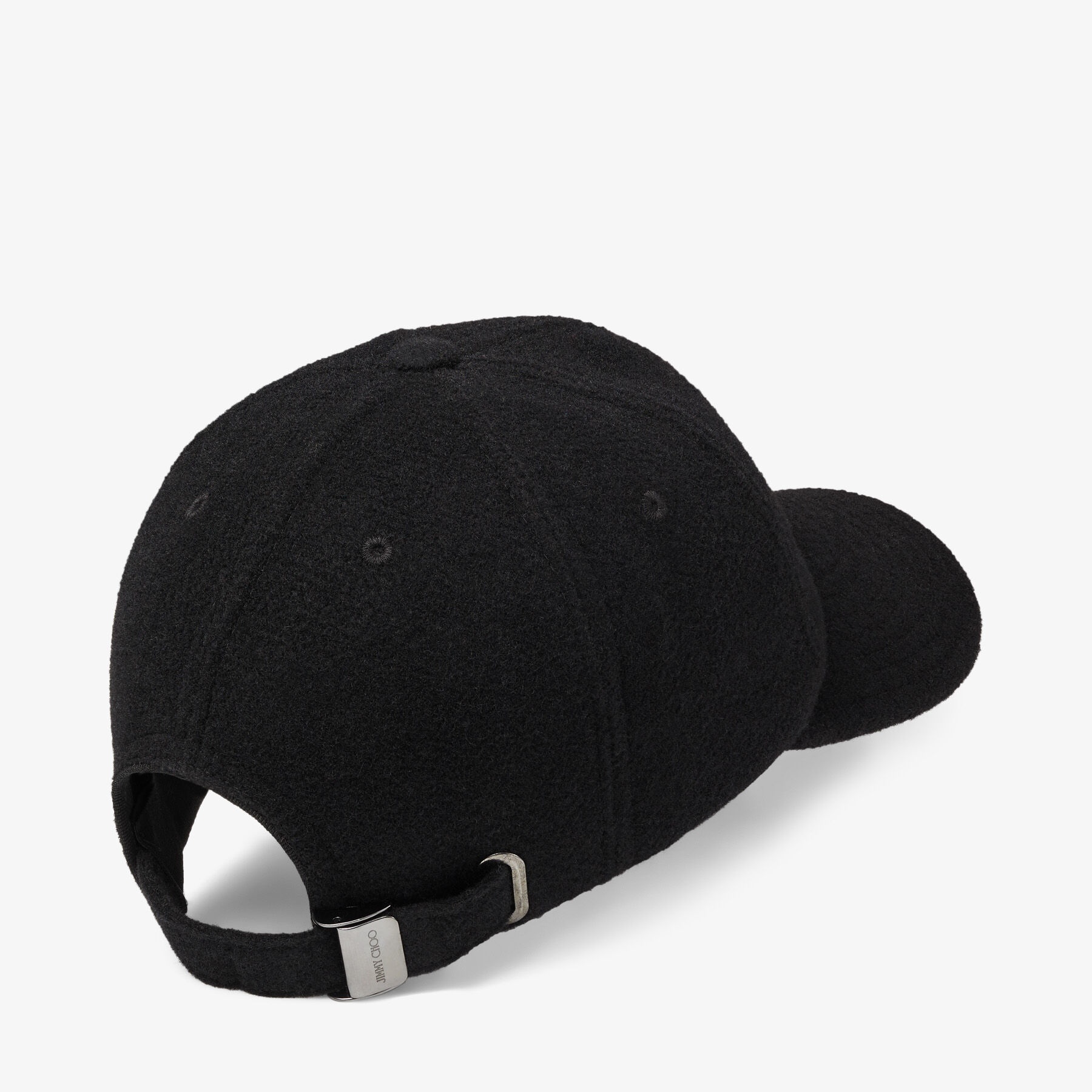 Paxy
Black Cotton Baseball Cap with Recycled Wool JC Logo Boucle - 3