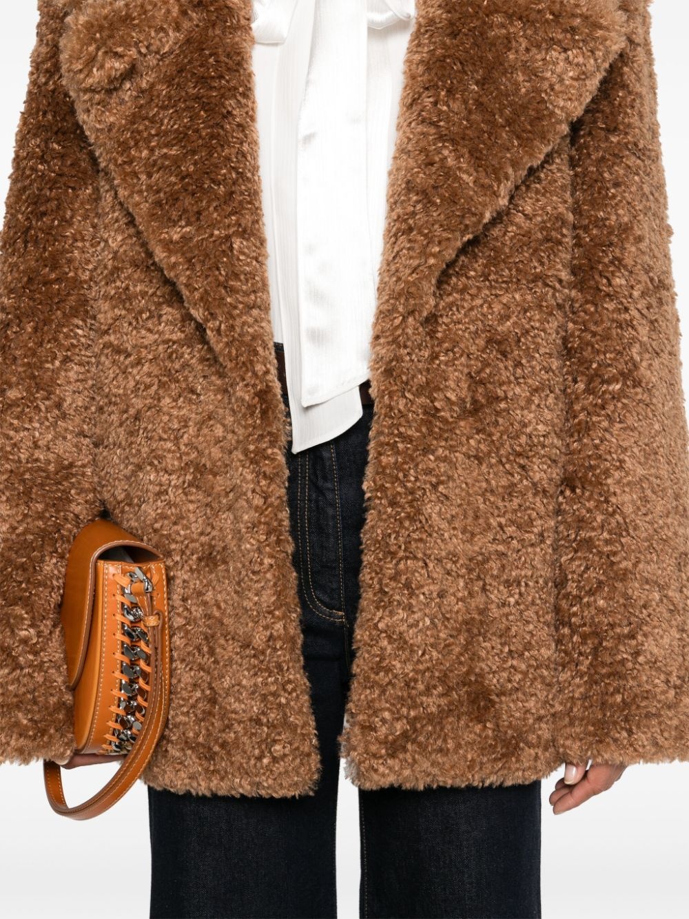 Fluffy faux-shearling jacket - 5