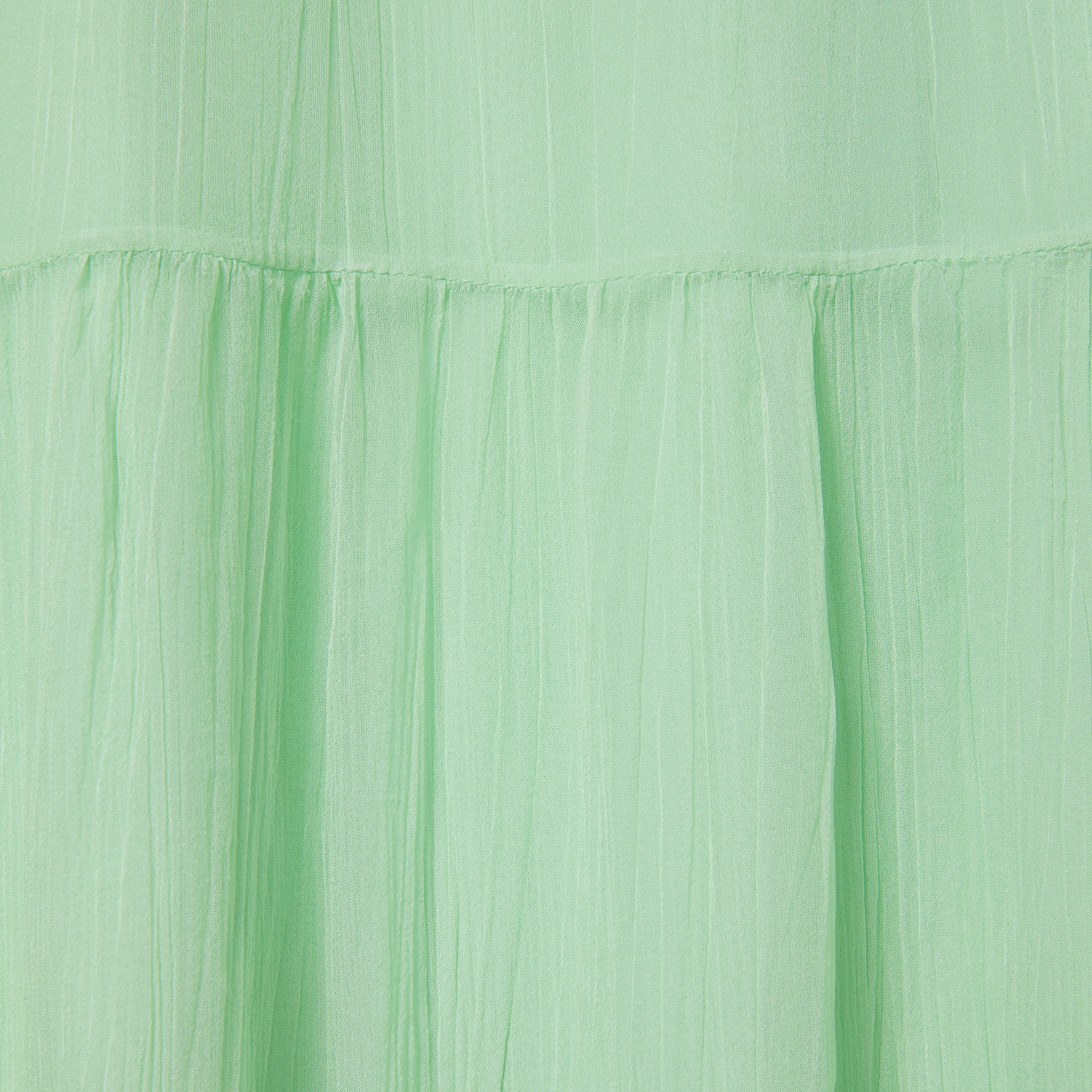 Silk chiffon creponne skirt - 7