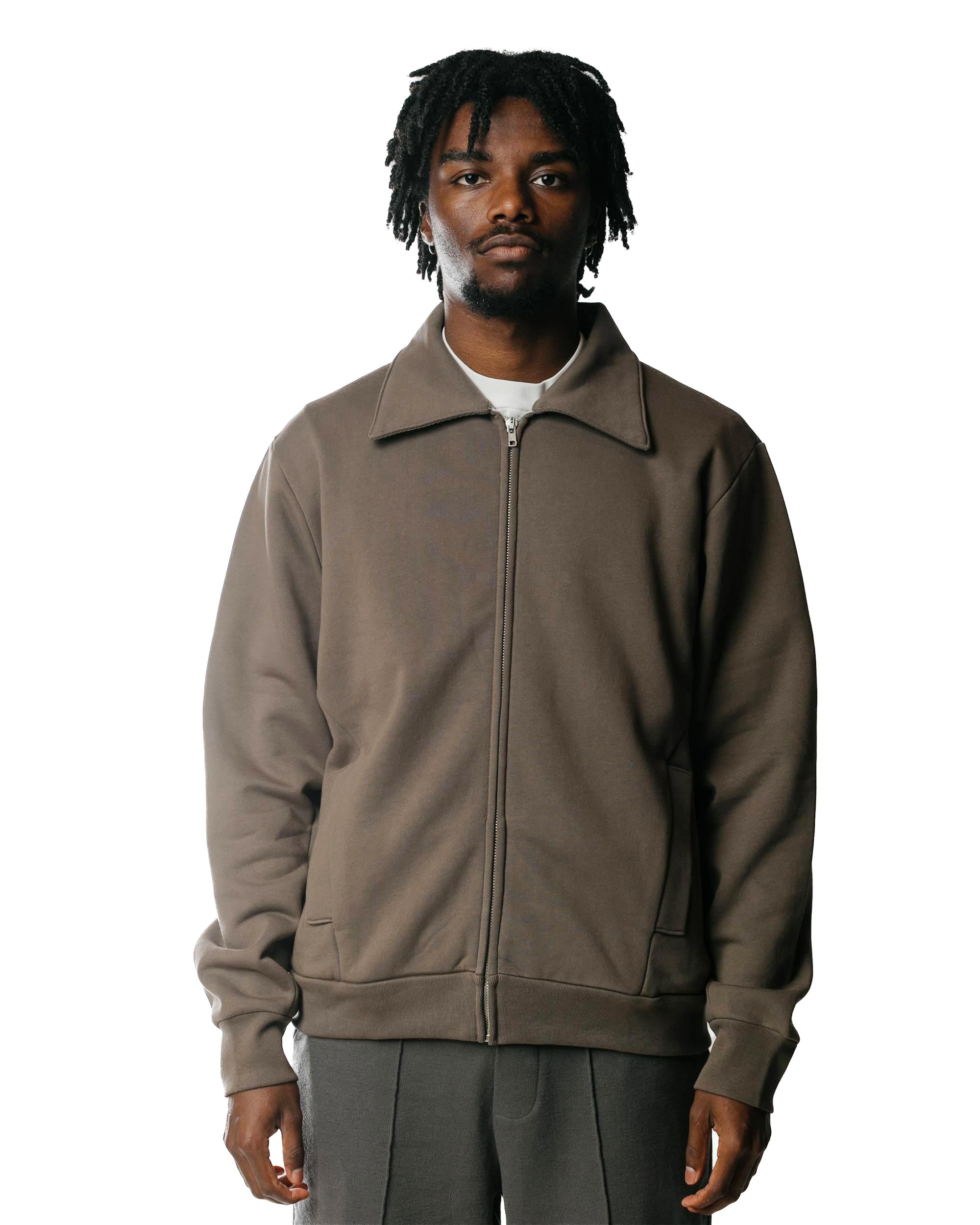 Zip Sweat Jacket Deep Cement - 2