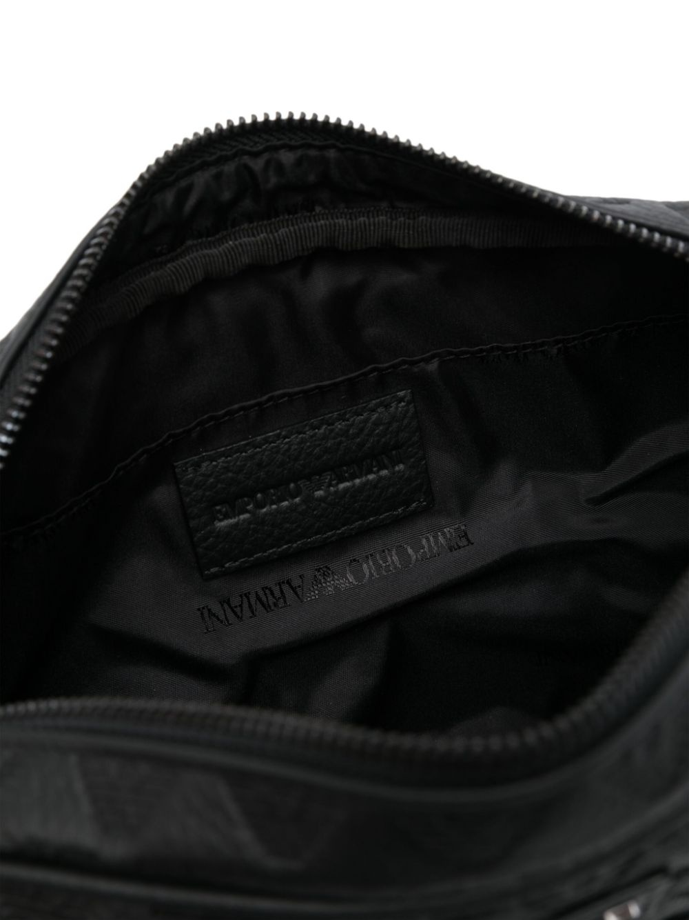 logo-debossed messenger bag - 4