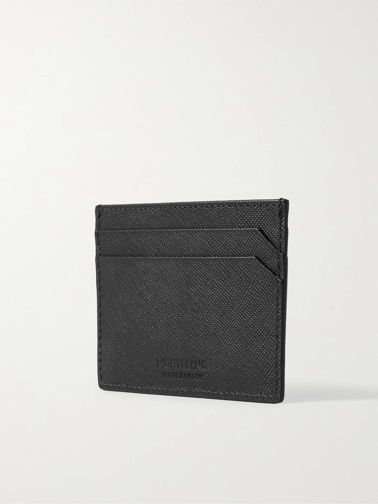 Cross-Grain Leather Cardholder - 3