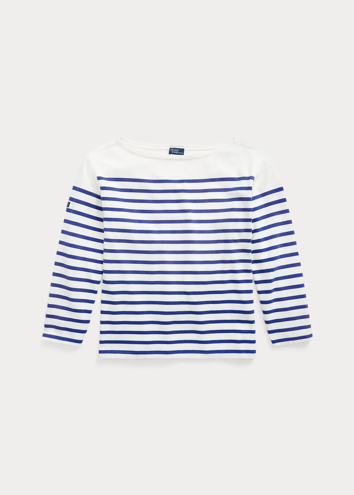 Striped Boatneck Mariner Tee - 1
