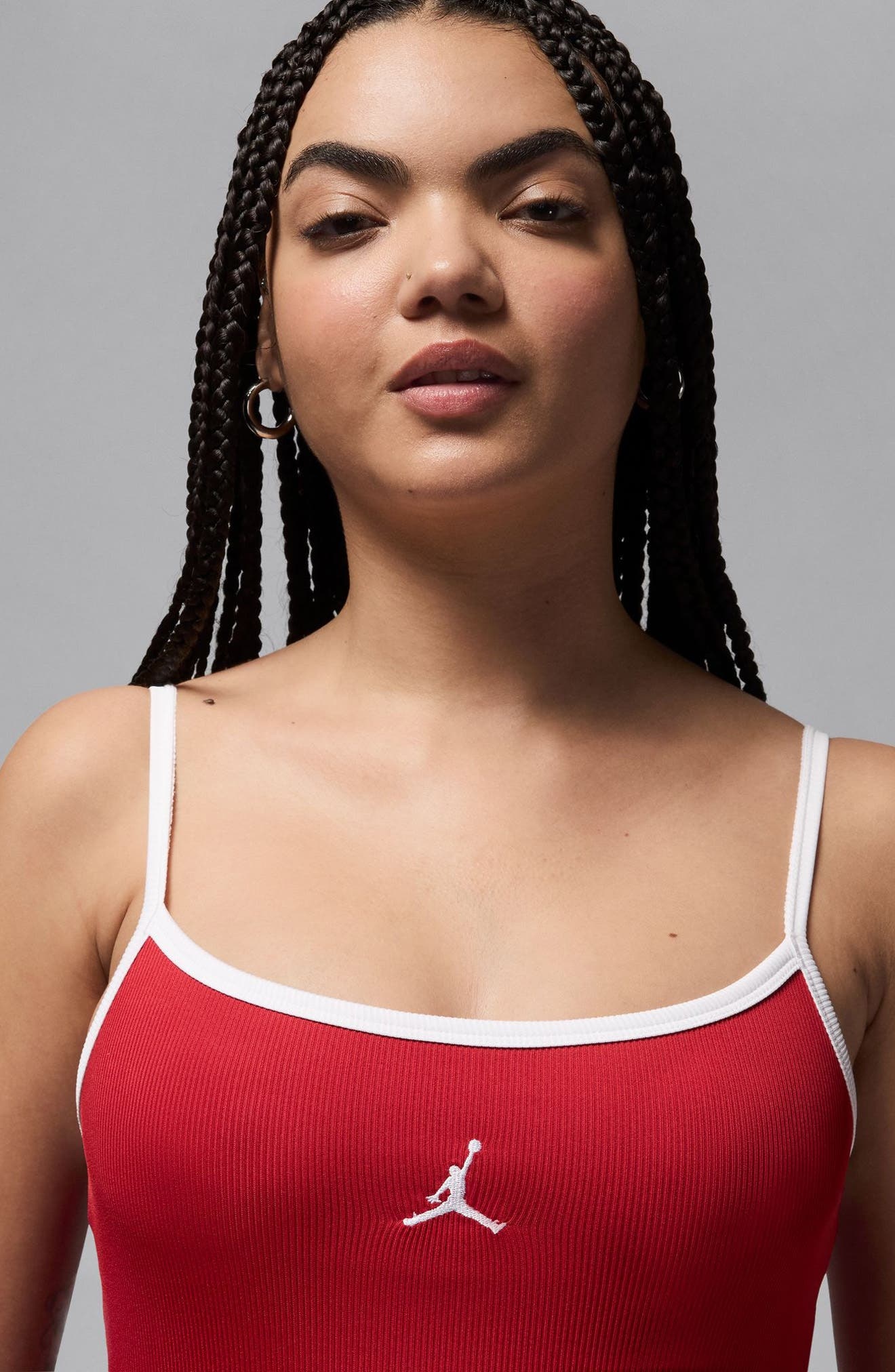 Jordan Slim Minidress in Varsity Red/White/White at Nordstrom - 5