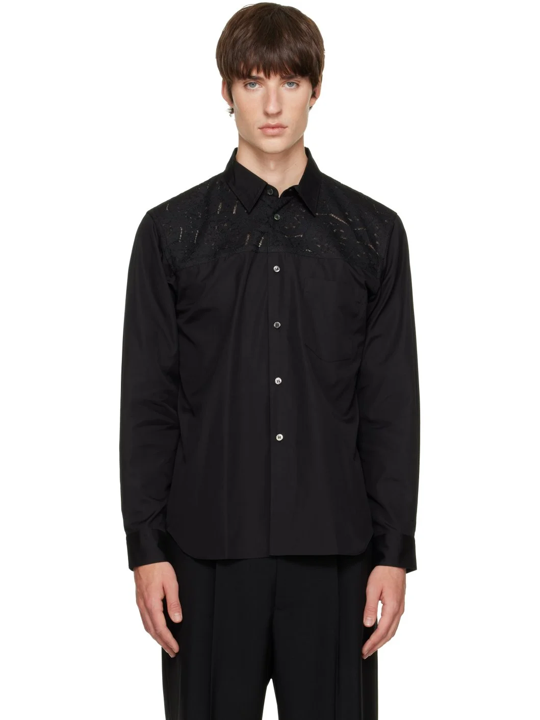 Black Lace Shirt - 1