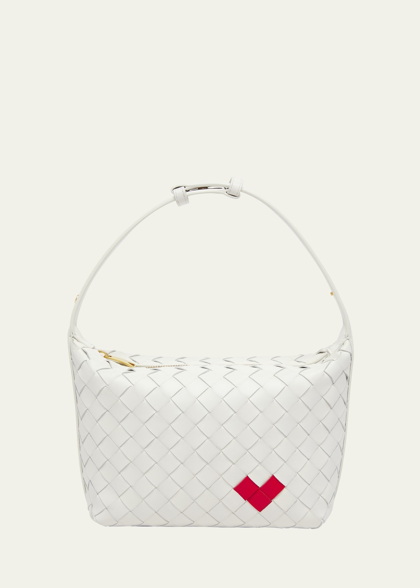 Mini Heart Intrecciato Shoulder Bag - 1