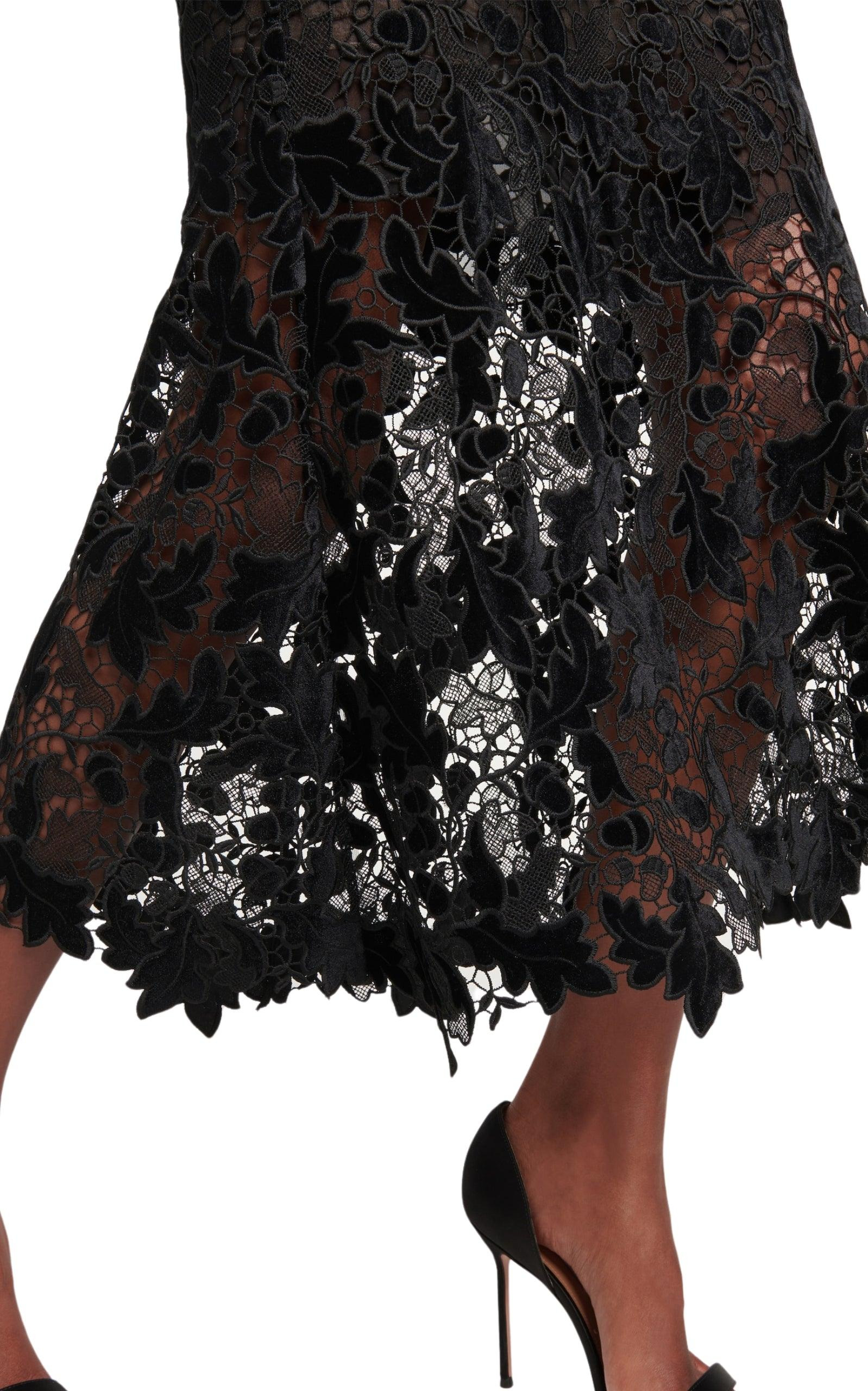 Guipure Lace Midi dress - 5
