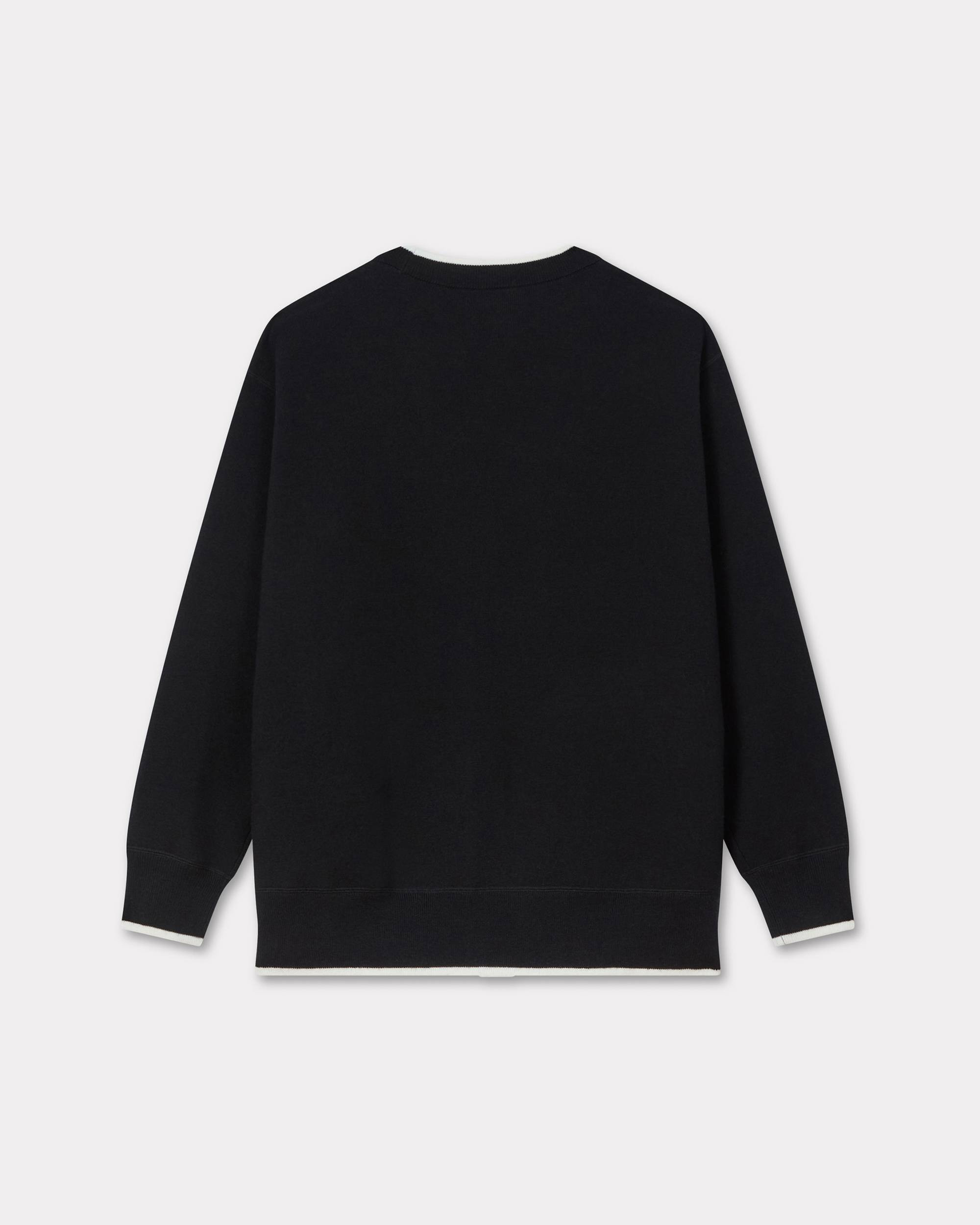 'Boke Flower 2.0' embroidered cardigan in cotton and wool - 2