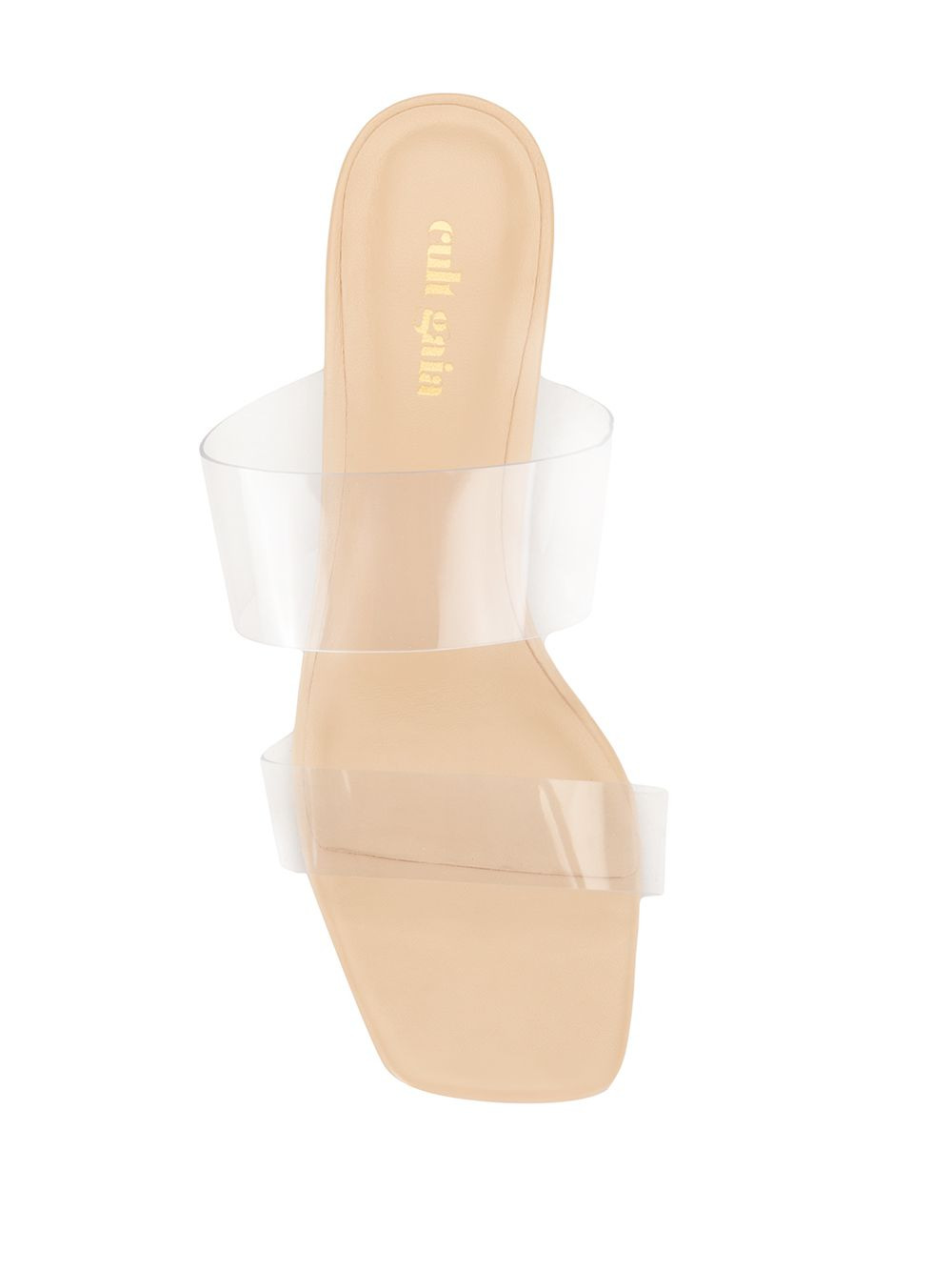 sculptural heel sandals - 4
