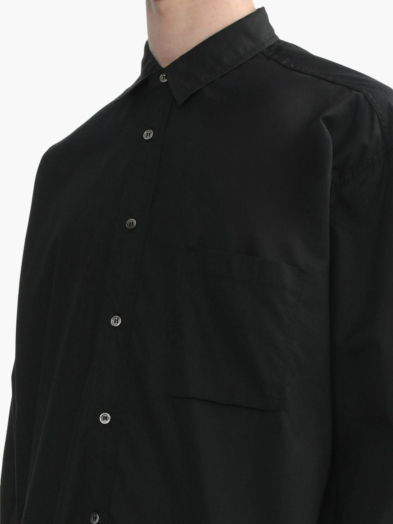 logo-embroidered shirt 5