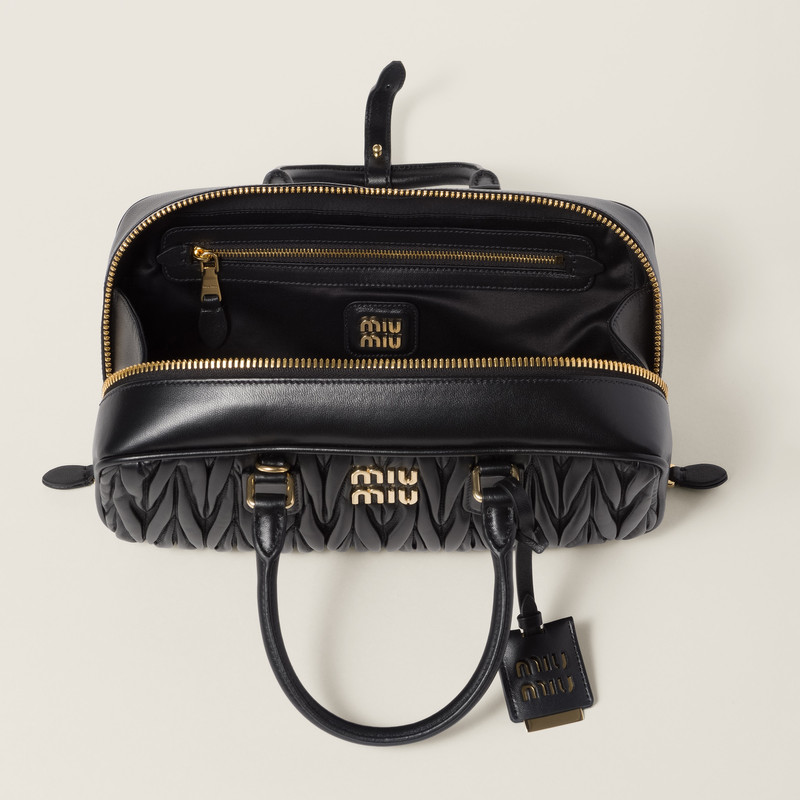 Arcadie matelassé nappa leather bag 6