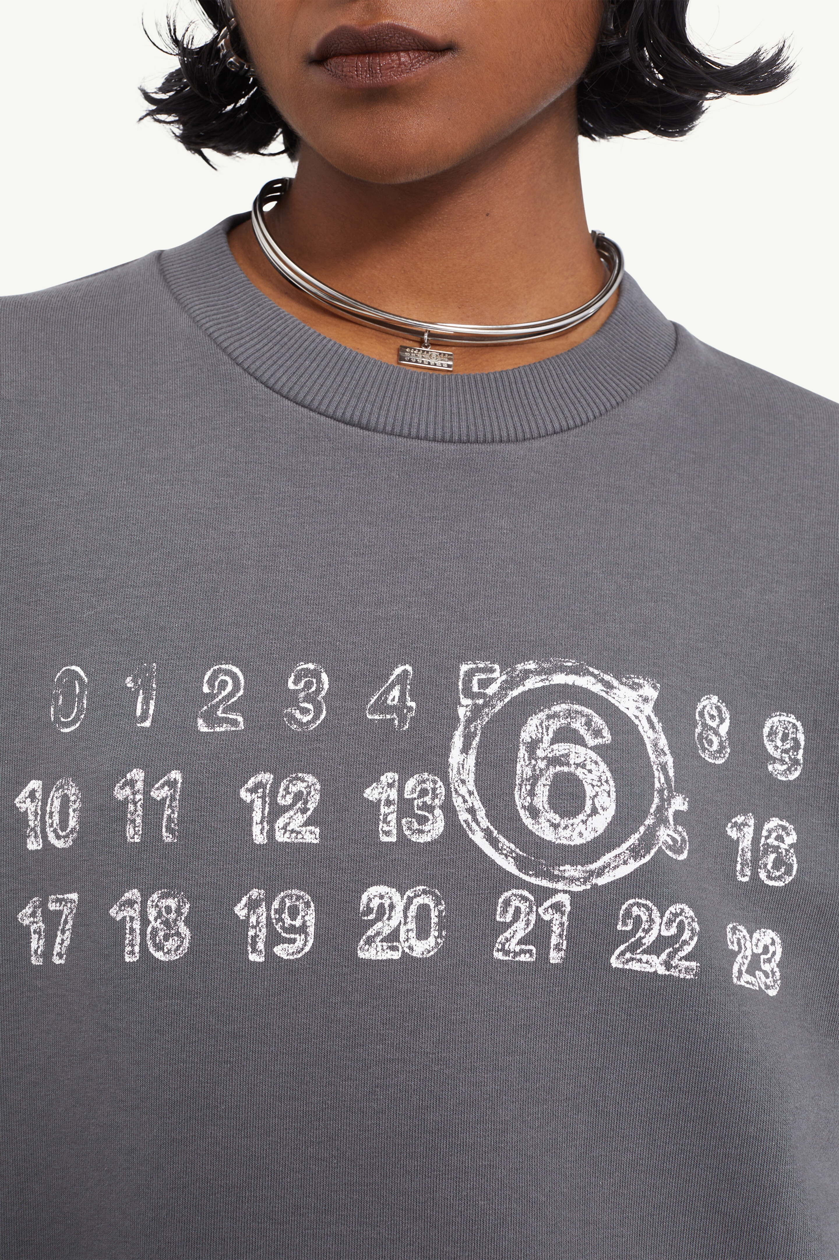 MM6 Maison Margiela Print sweatshirt | REVERSIBLE