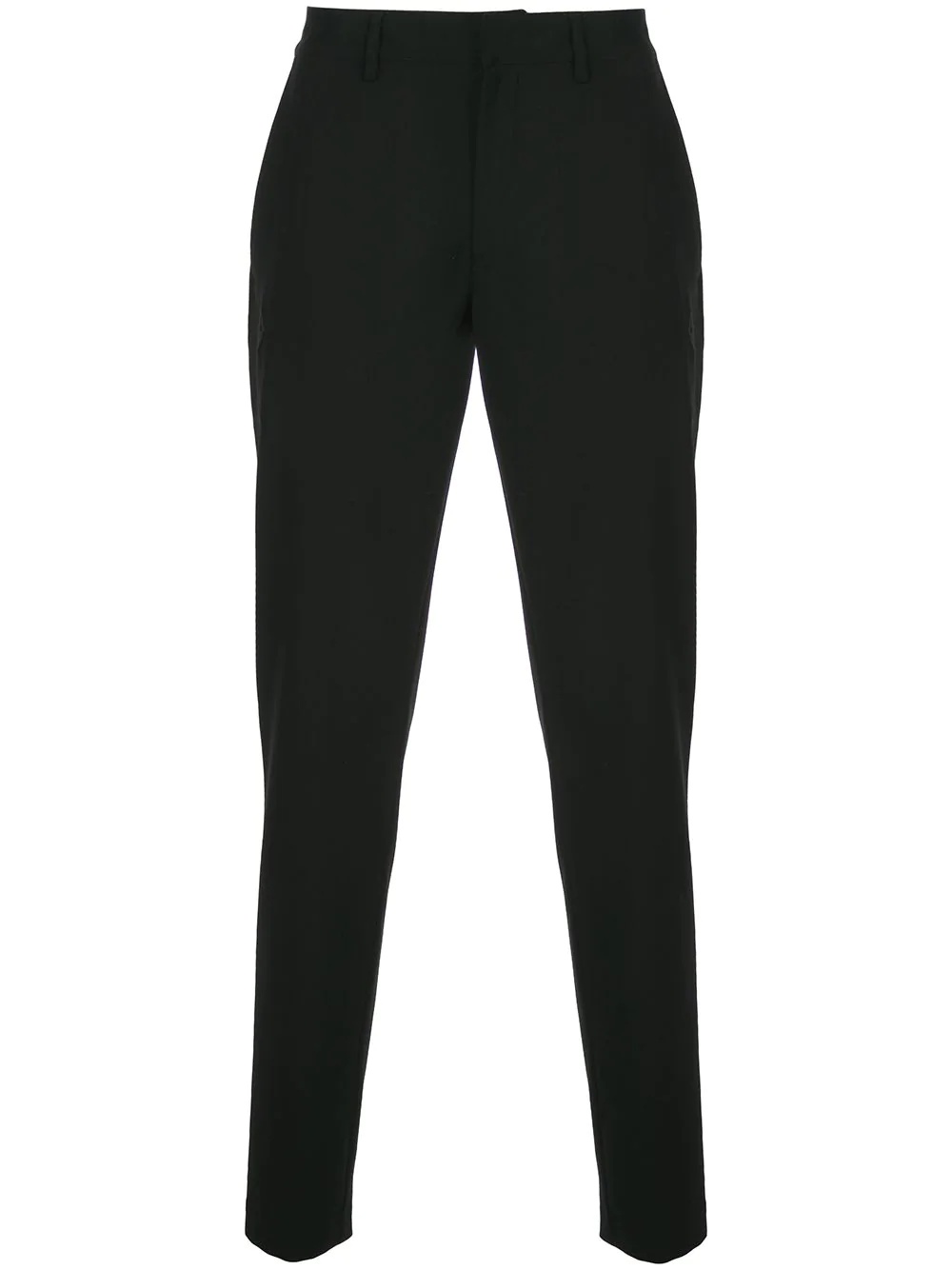 mid-rise slim-fit trousers - 1