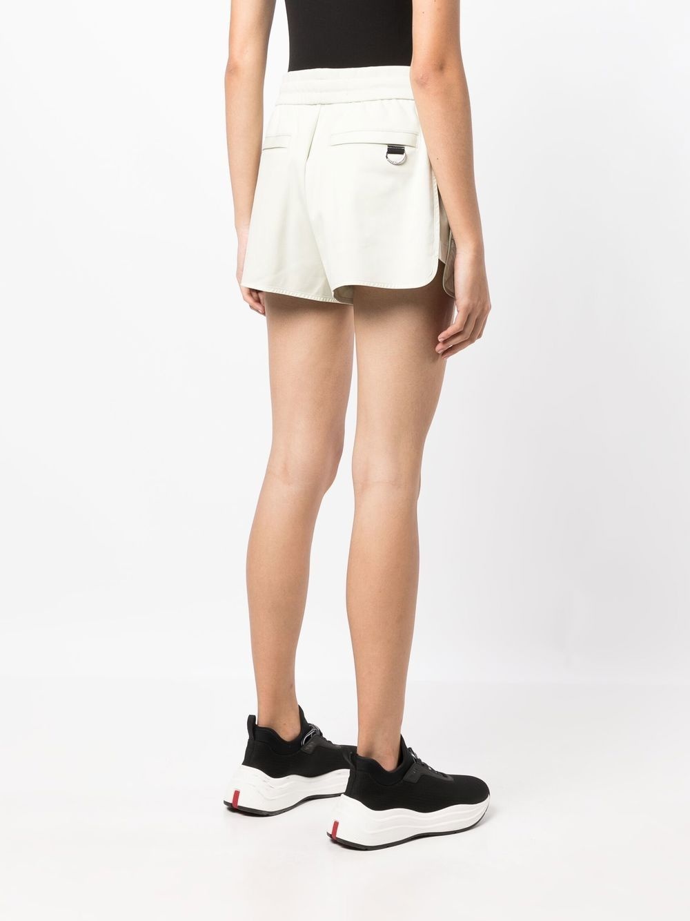 quilted recycled nylon shorts - 4