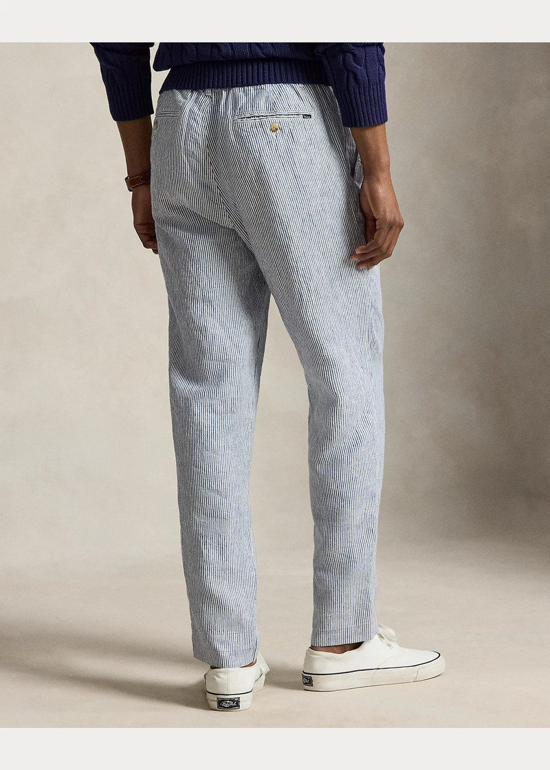 Lateef Slim Tapered Fit Linen Pant 4