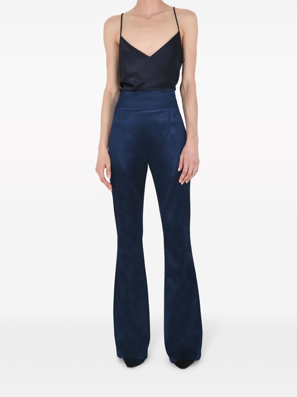 Sculpted flared trousers - 2