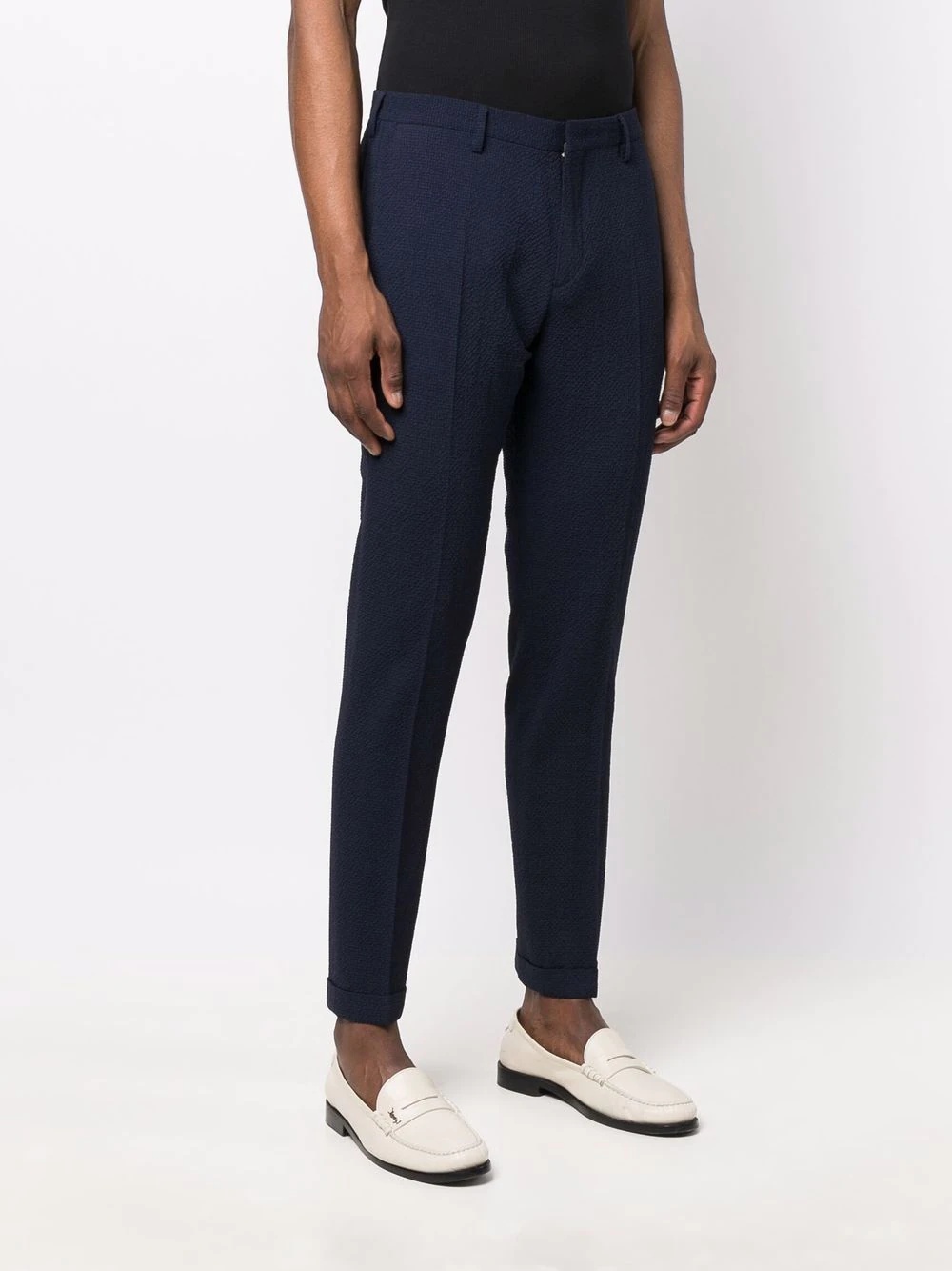 slim-fit tailored trousers - 3