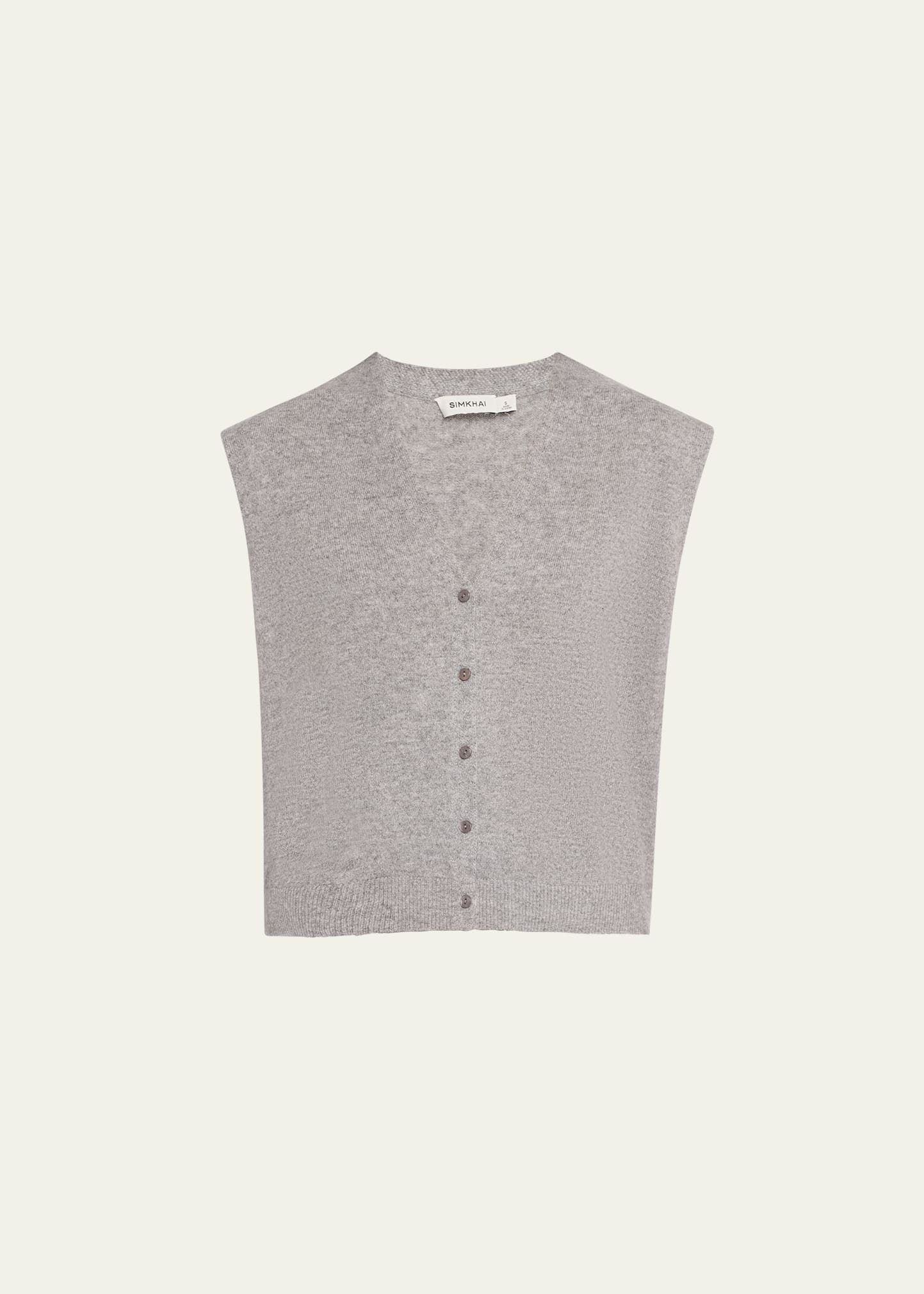 Rozzi Cashmere Sweater Vest - 1