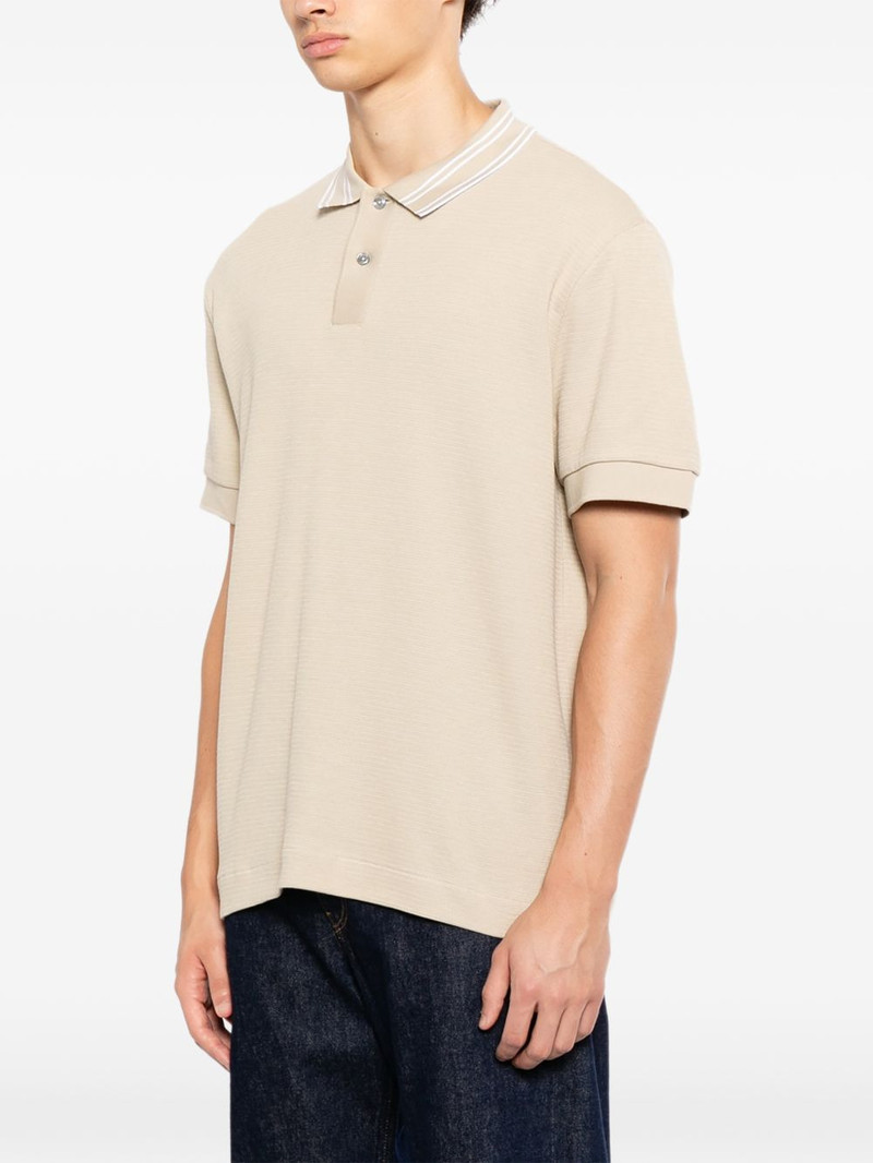 striped collar polo shirt 3