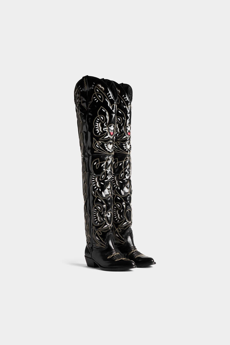 D2 OVER-THE-KNEE COWBOY BOOTS - 3