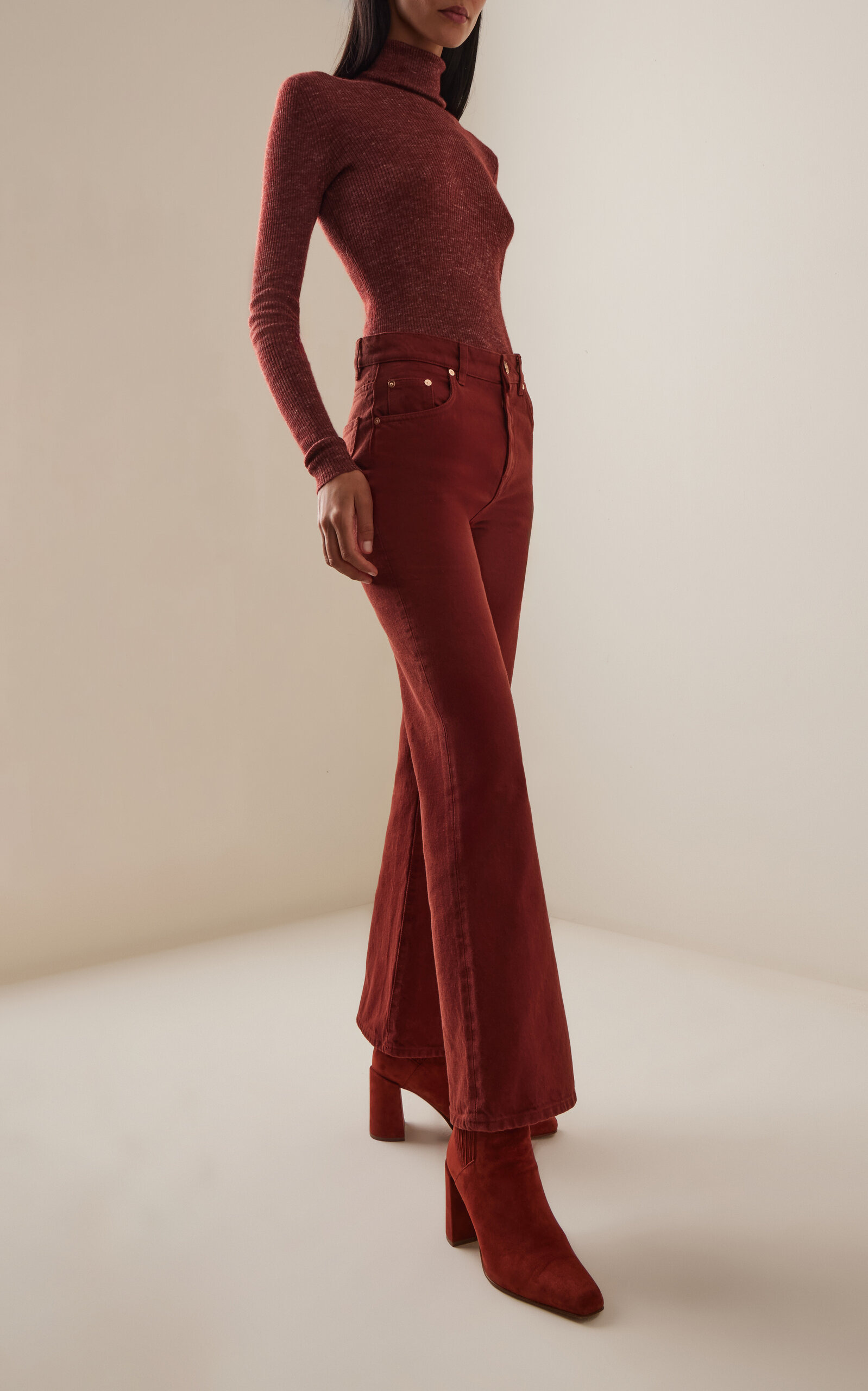 Luke Suede Ankle Boots burgundy - 2