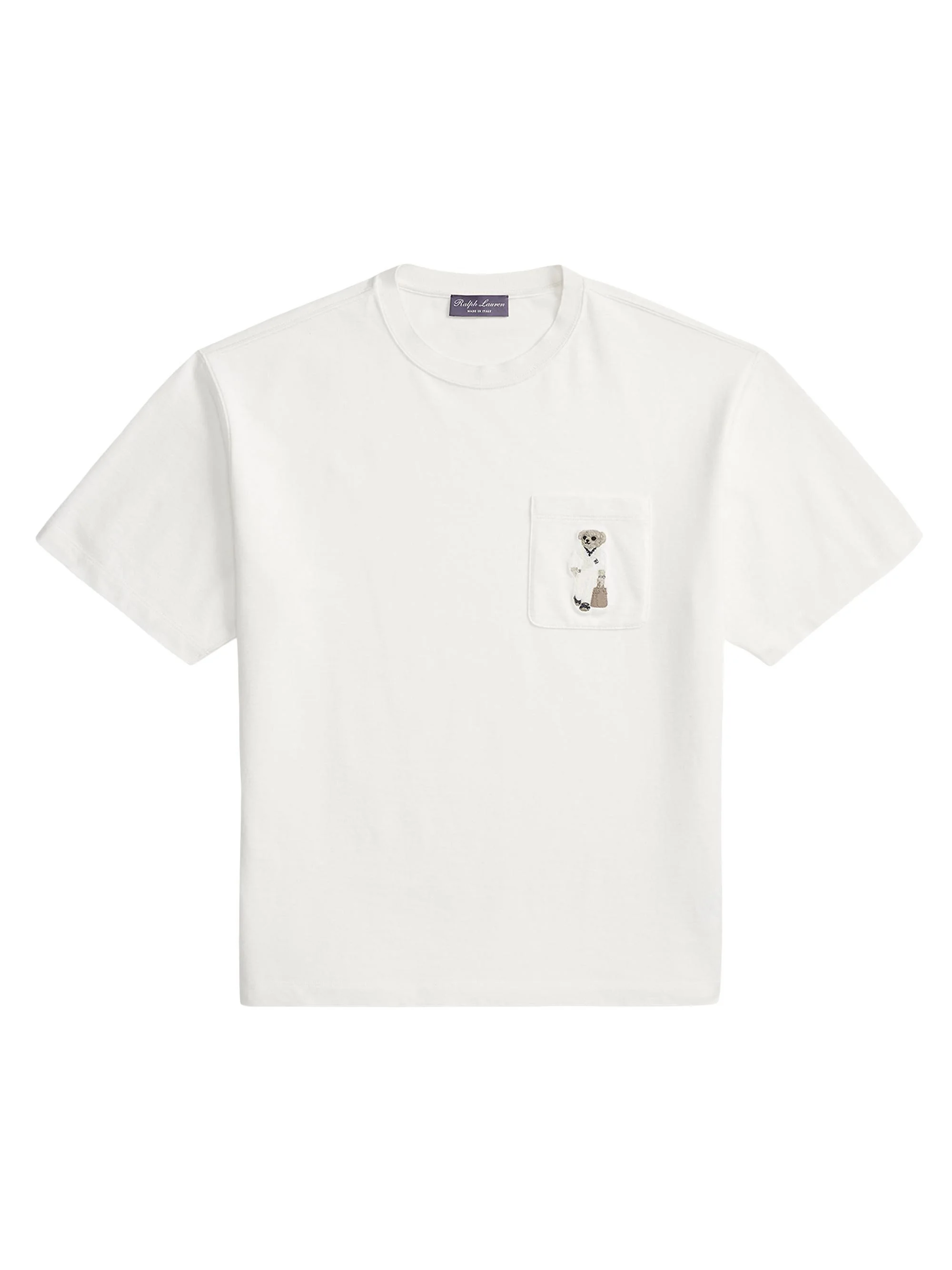 Men's Polo Bear Relaxed-Fit T-Shirt - Deckwash White - 1