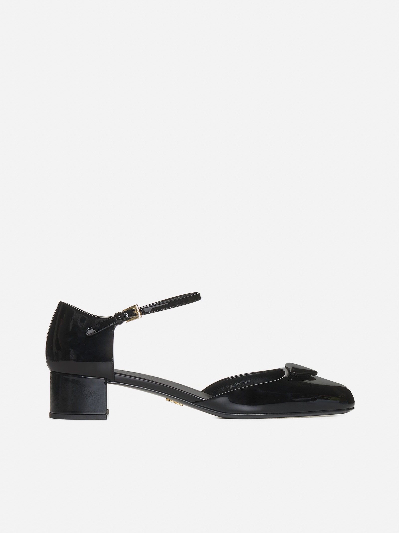 靴 PRADA SPORT Mary Jane Patent Leather Prada Sport Mary Jane Flats - Black Flats, Shoes - WPR89318