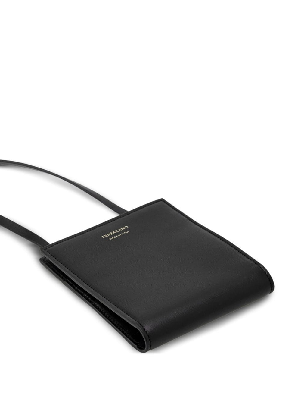 logo-stamp leather cardholder - 4