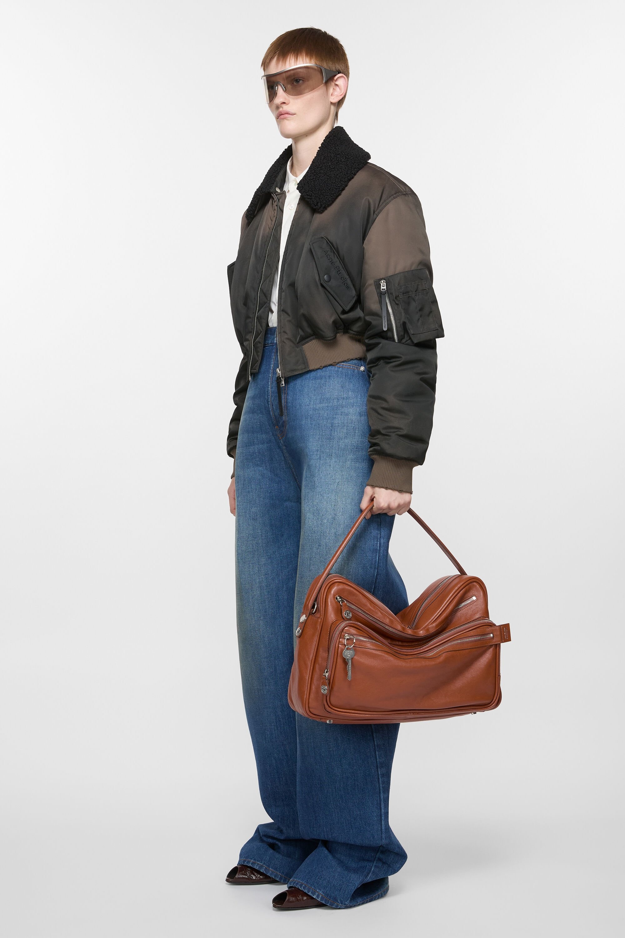 Camero Camera shoulder bag - Cognac brown - 2