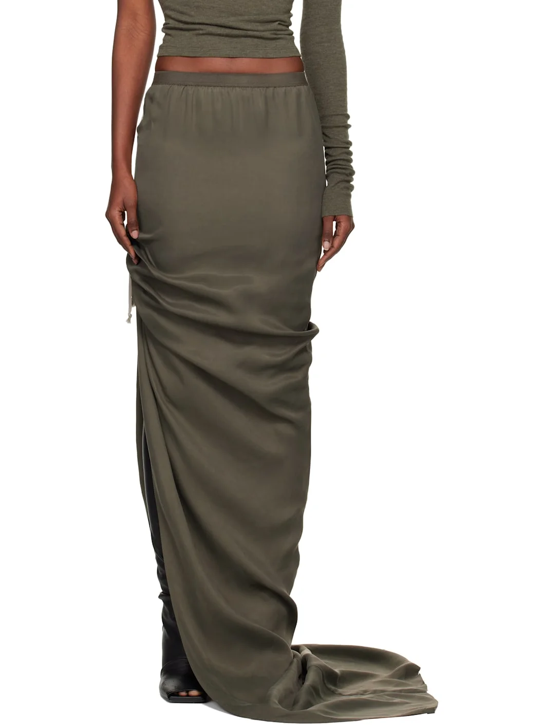 Khaki Concordians Edfu Maxi Skirt - 1