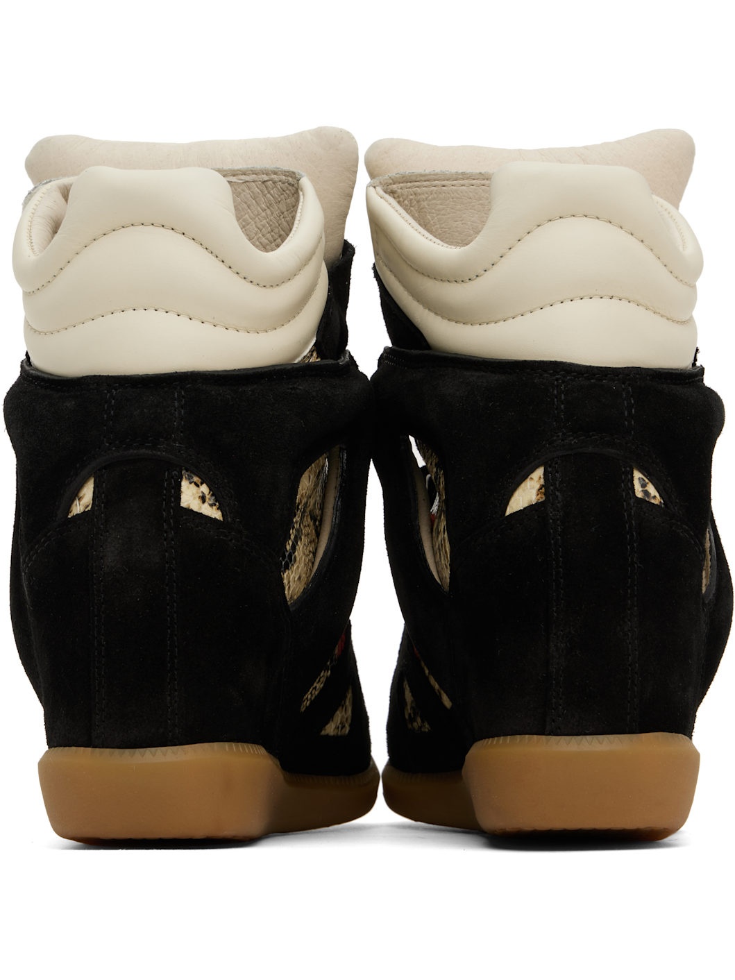 Black & Beige Bekett Sneakers - 2
