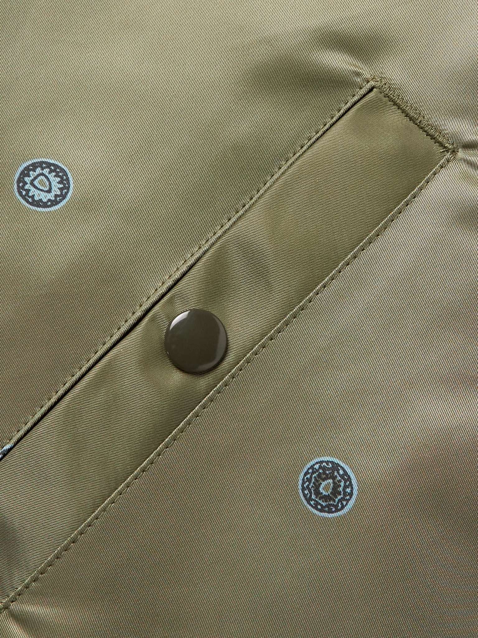 Convertible Printed Shell Bomber Jacket - 3
