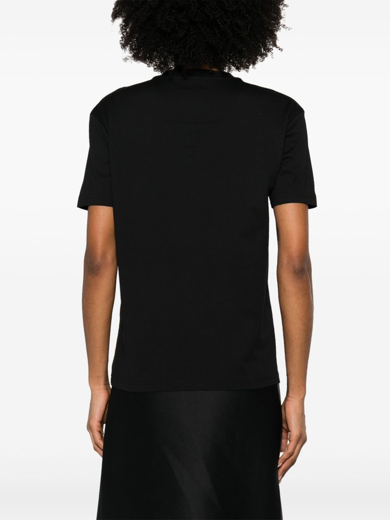 snake-print T-shirt 4