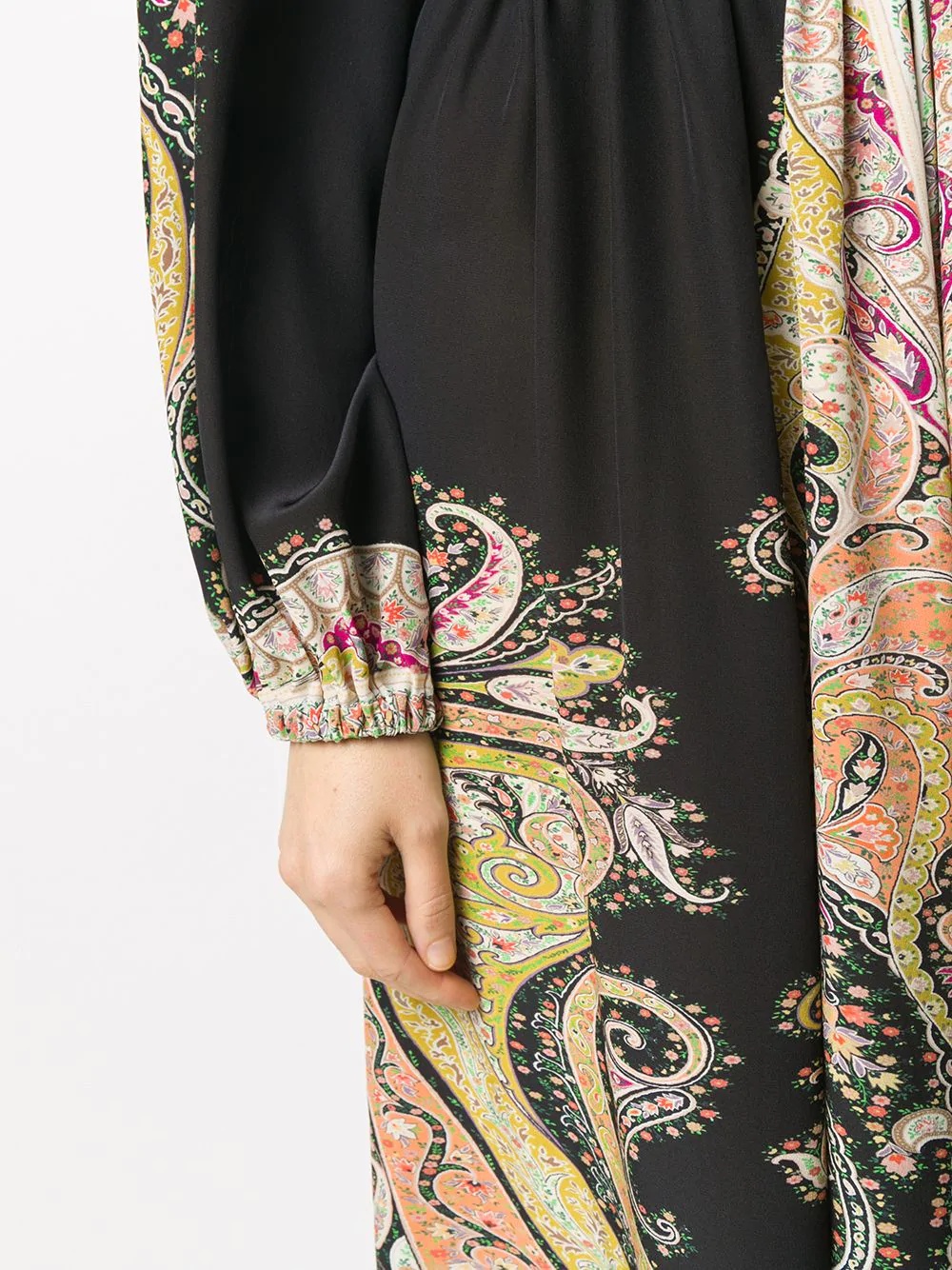 paisley print dress - 5