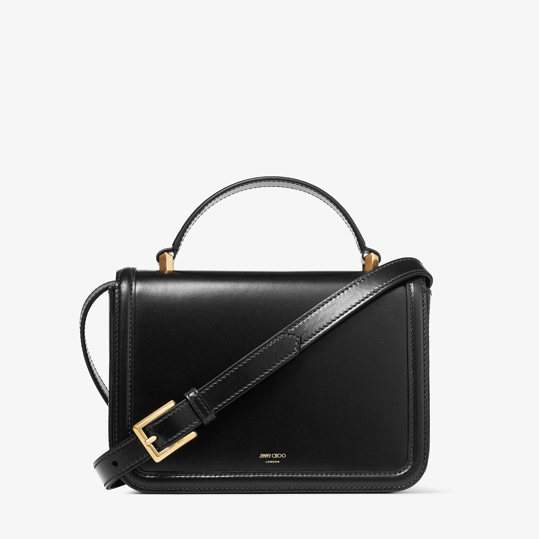 Diamond Tophandle
Black Box Calf Leather Top Handle Bag - 6