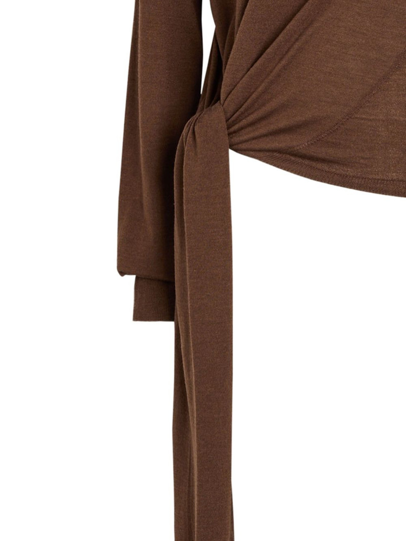 RÓHE tie-detail roll-neck knitwear outlook
