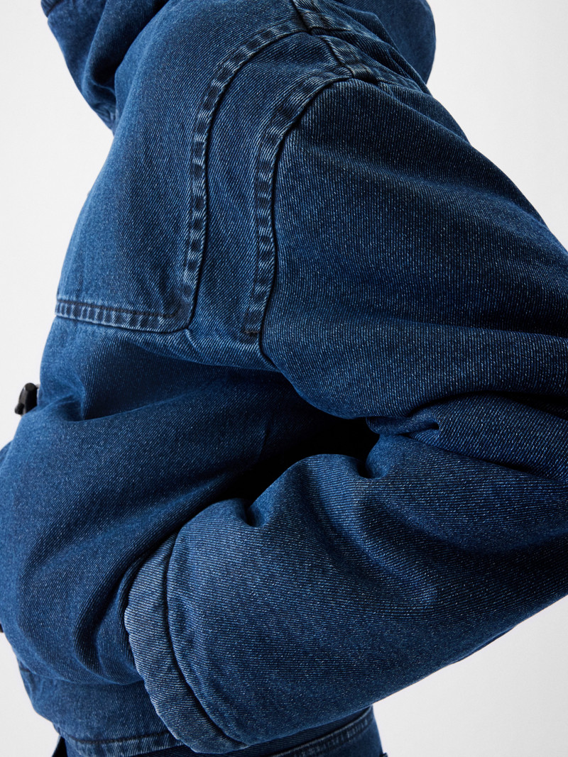 The de-Nîmes denim duffle coat 7