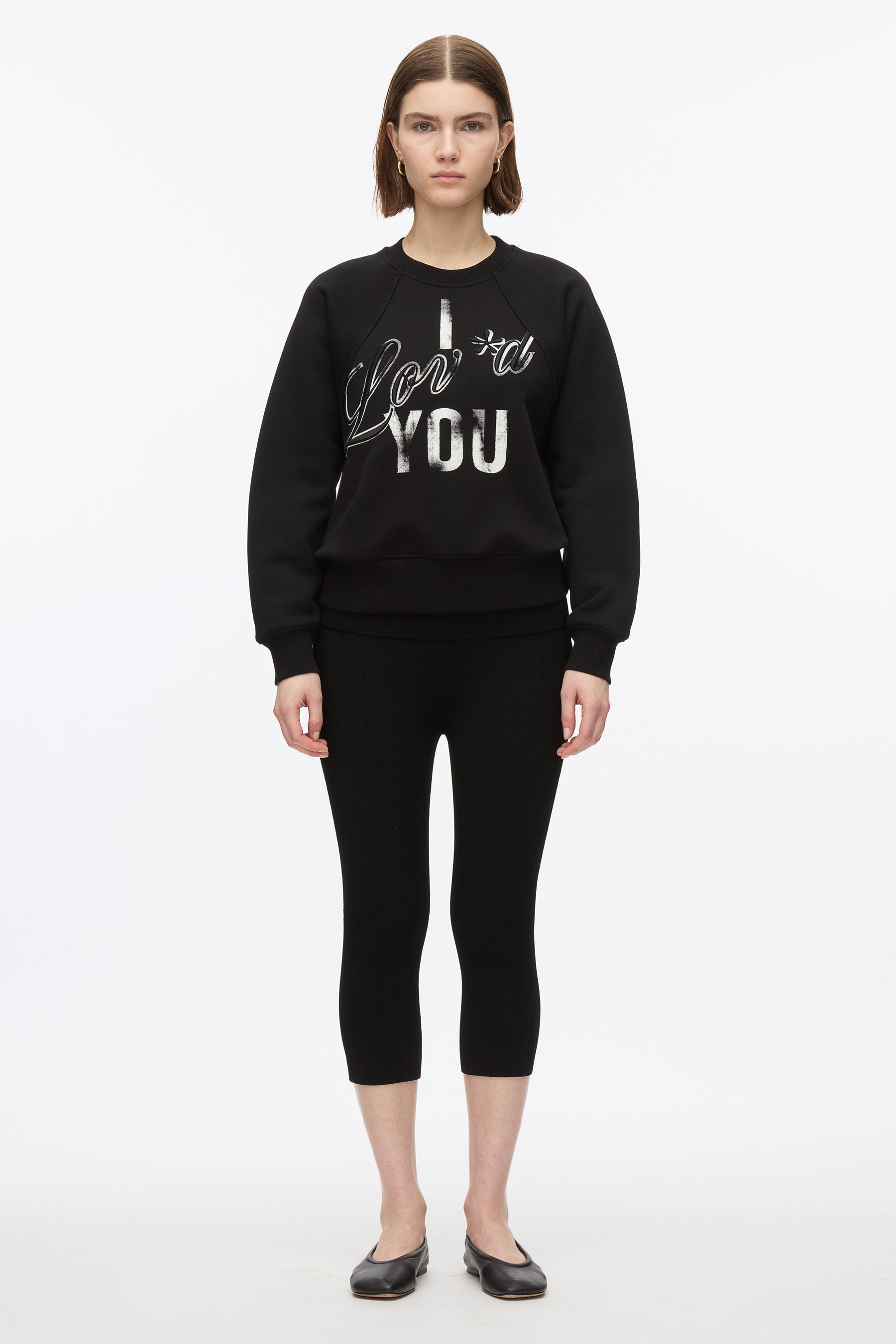 I Lov'd You Cropped Sweatshirt - 2