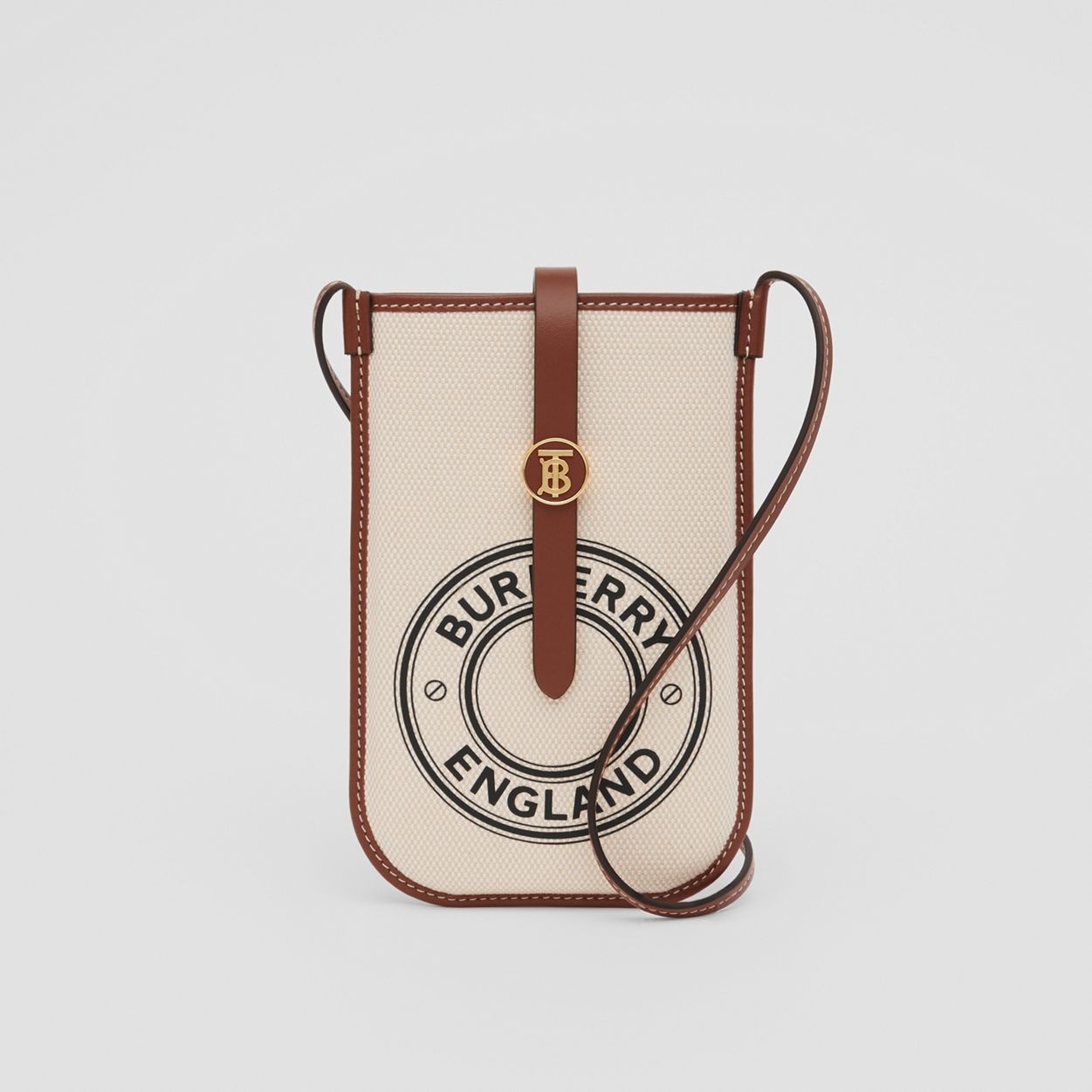 Logo Graphic Canvas Anne Phone Case with Strap - 1