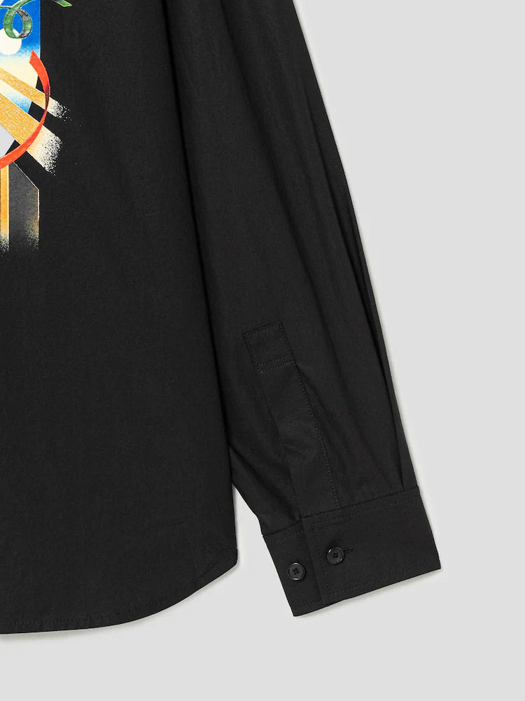 Moon Graphic Shirt - 5