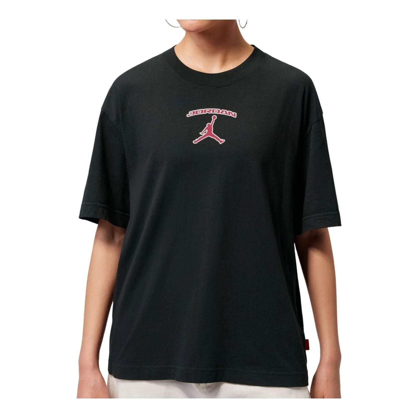 (WMNS) Jordan T-Shirt 'Black' IM7152-010 - 1