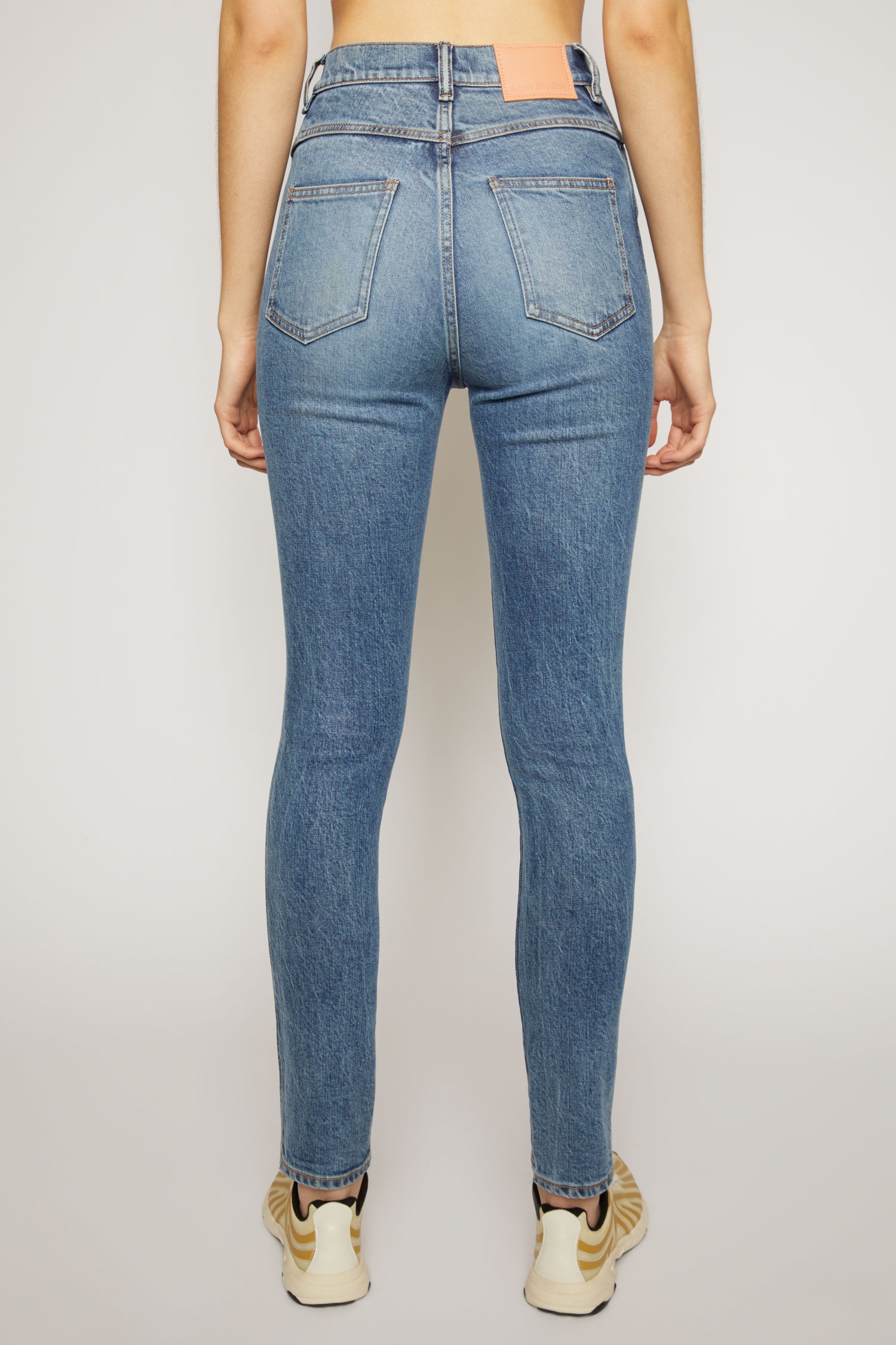 Super high-rise skinny jeans mid blue - 3