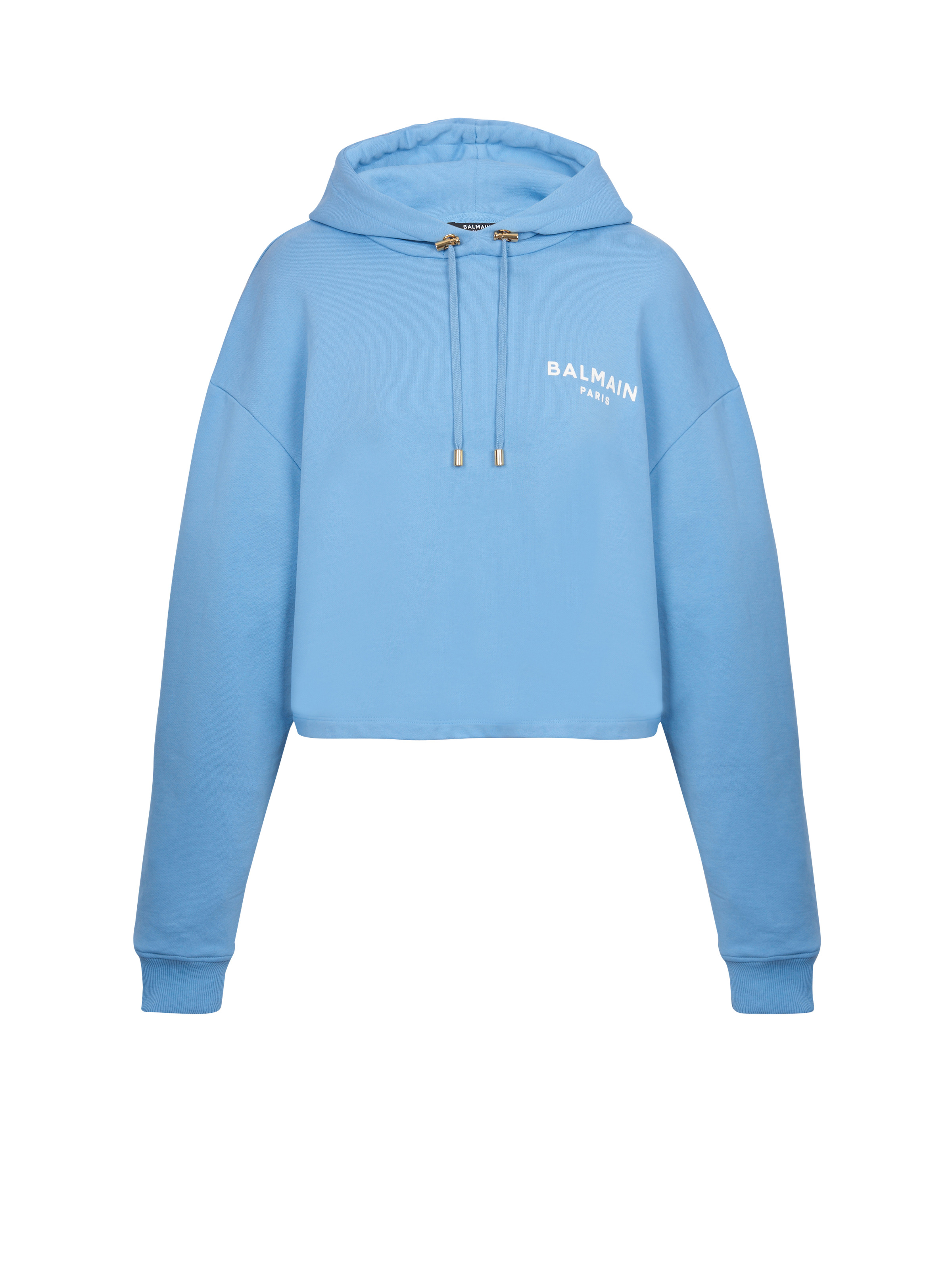 Flocked Balmain Paris hoodie - 1