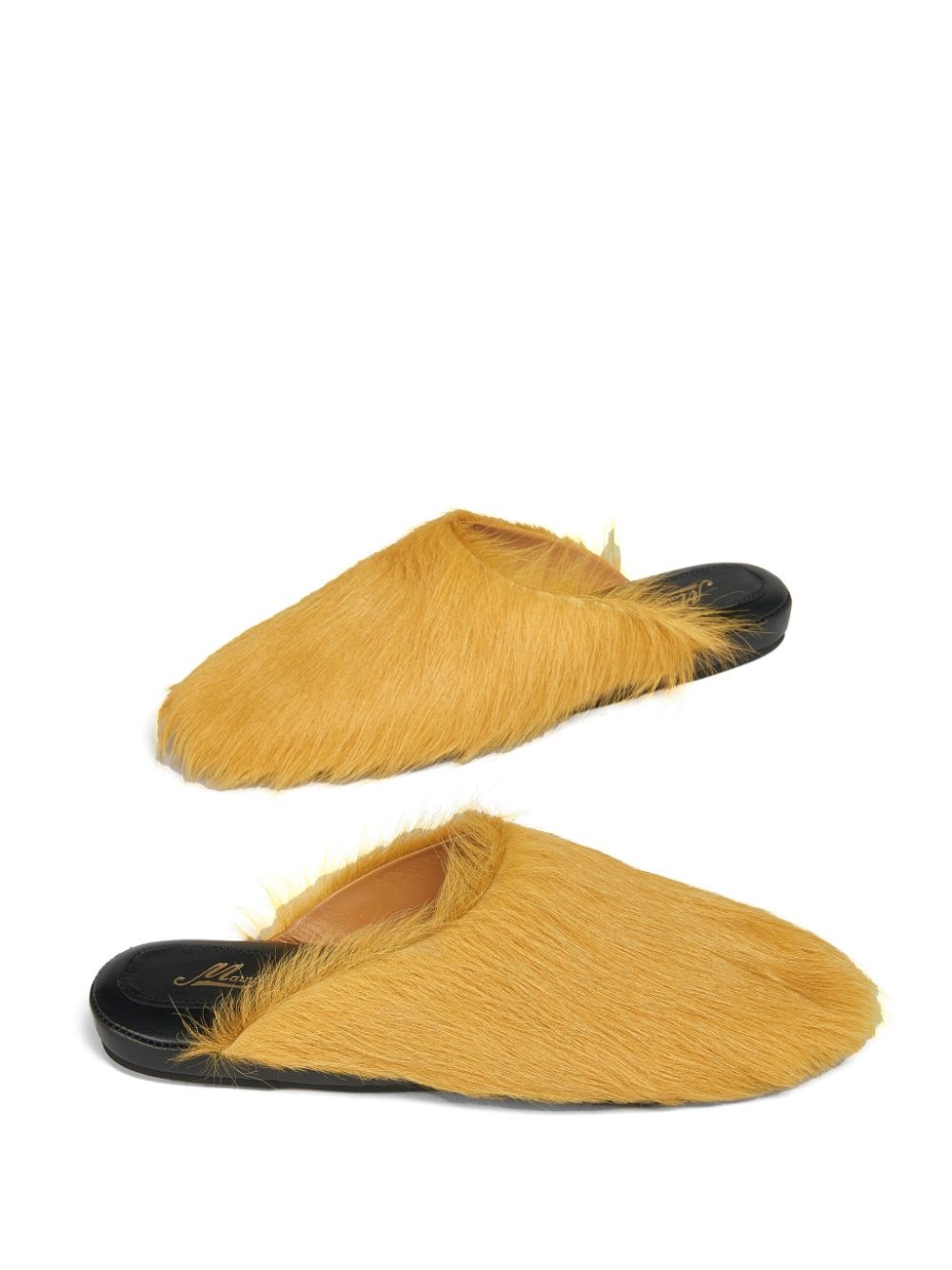 round-toe slip-on slippers - 5